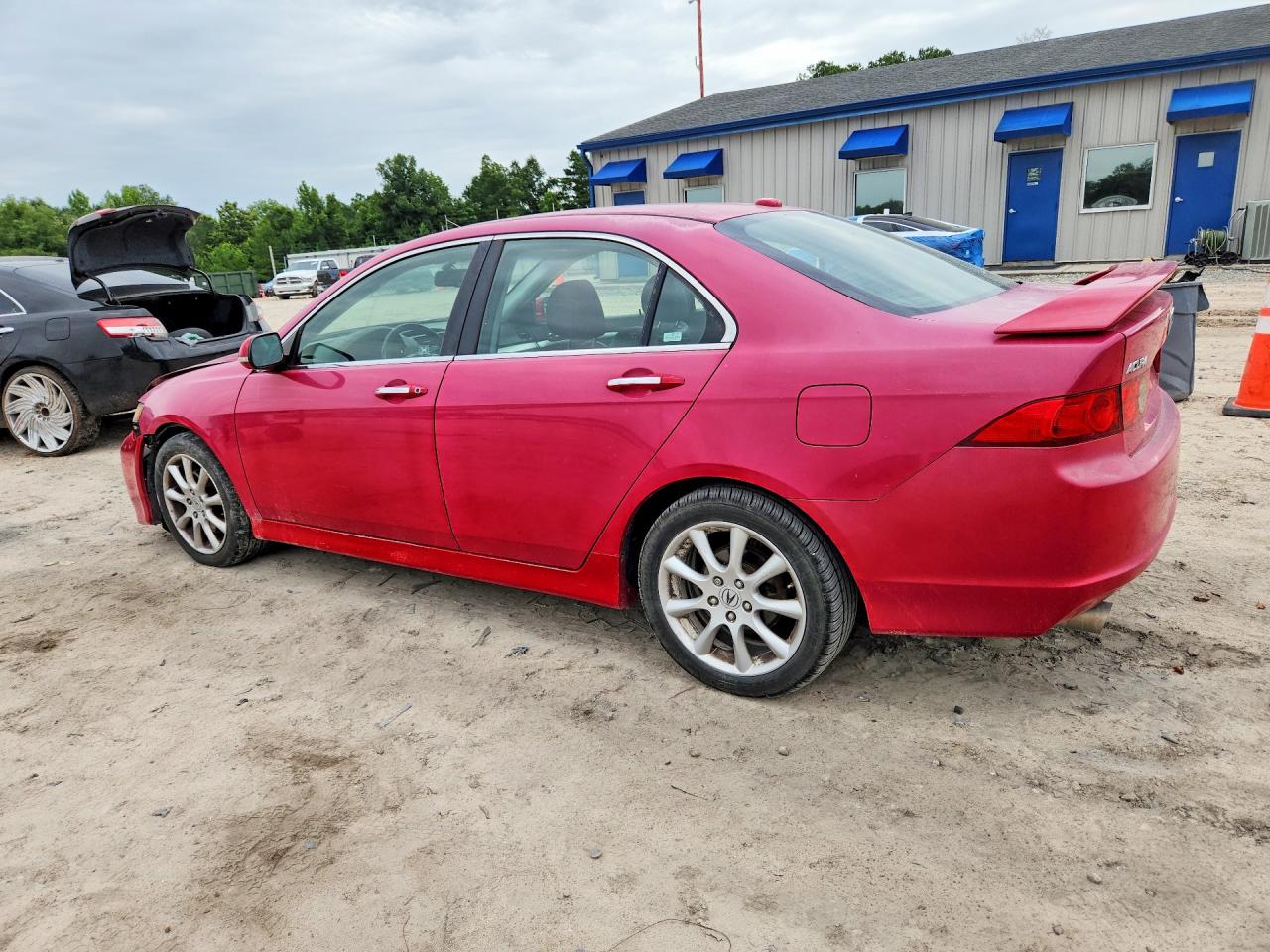 2008 Acura Tsx Красный vin: JH4CL96888C013982