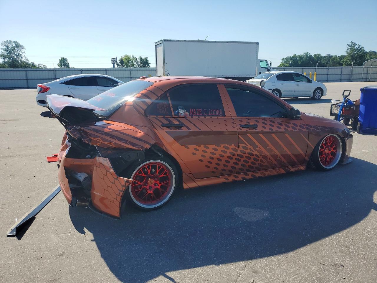 2008 Acura Tsx Orange vin: JH4CL96888C015344