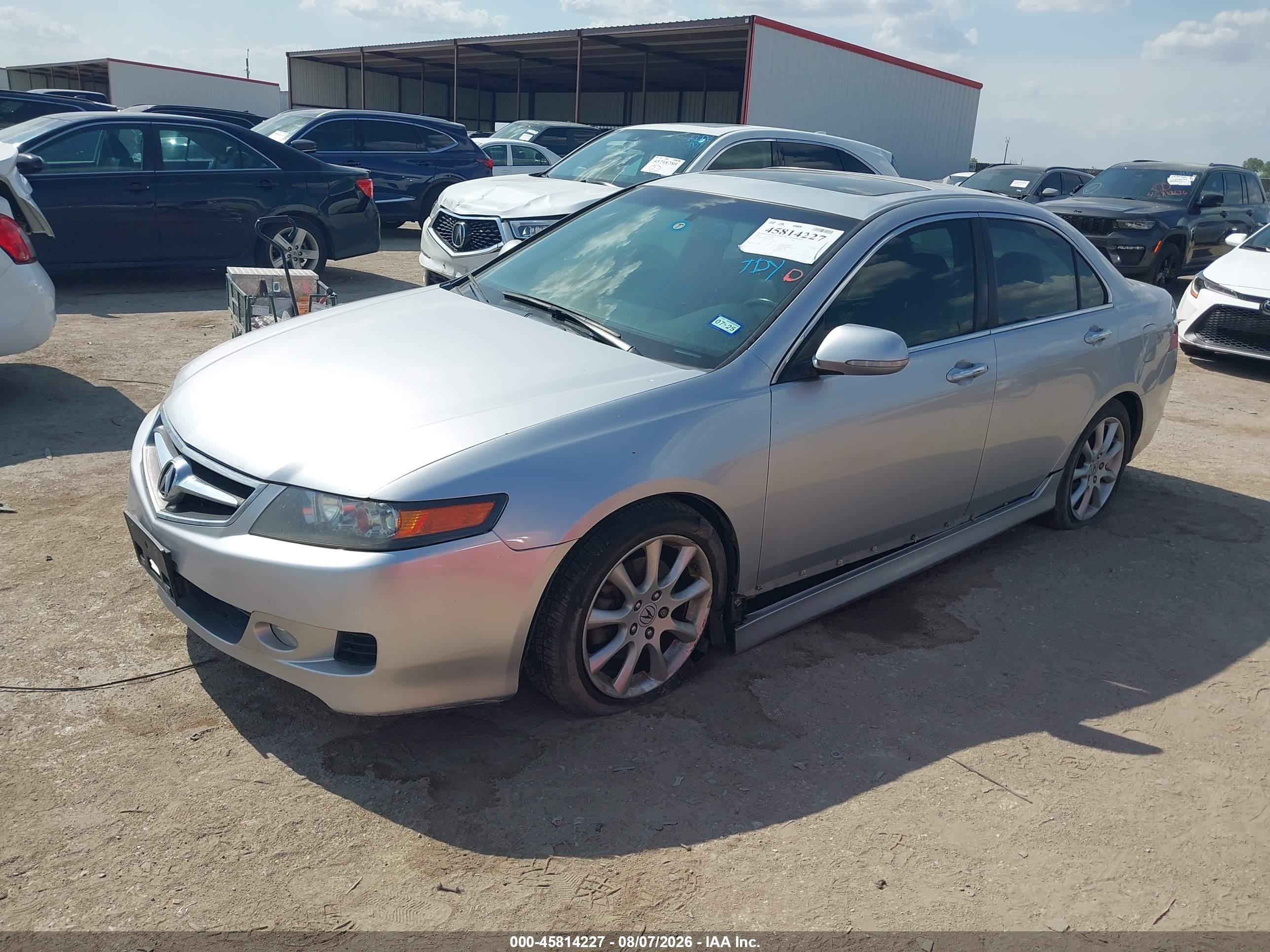 2008 Acura Tsx   Silver vin: JH4CL96888C016381