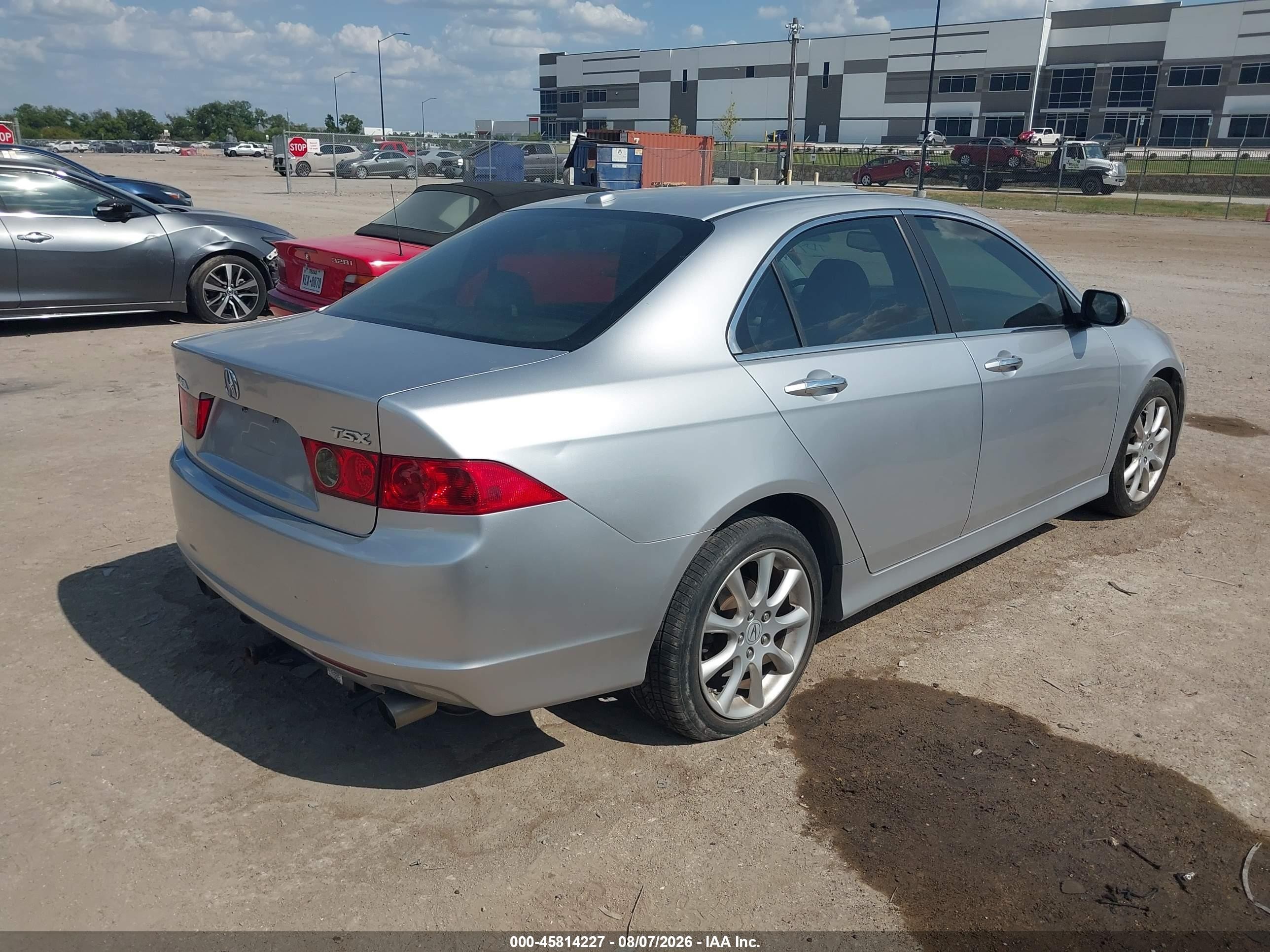 2008 Acura Tsx   Silver vin: JH4CL96888C016381