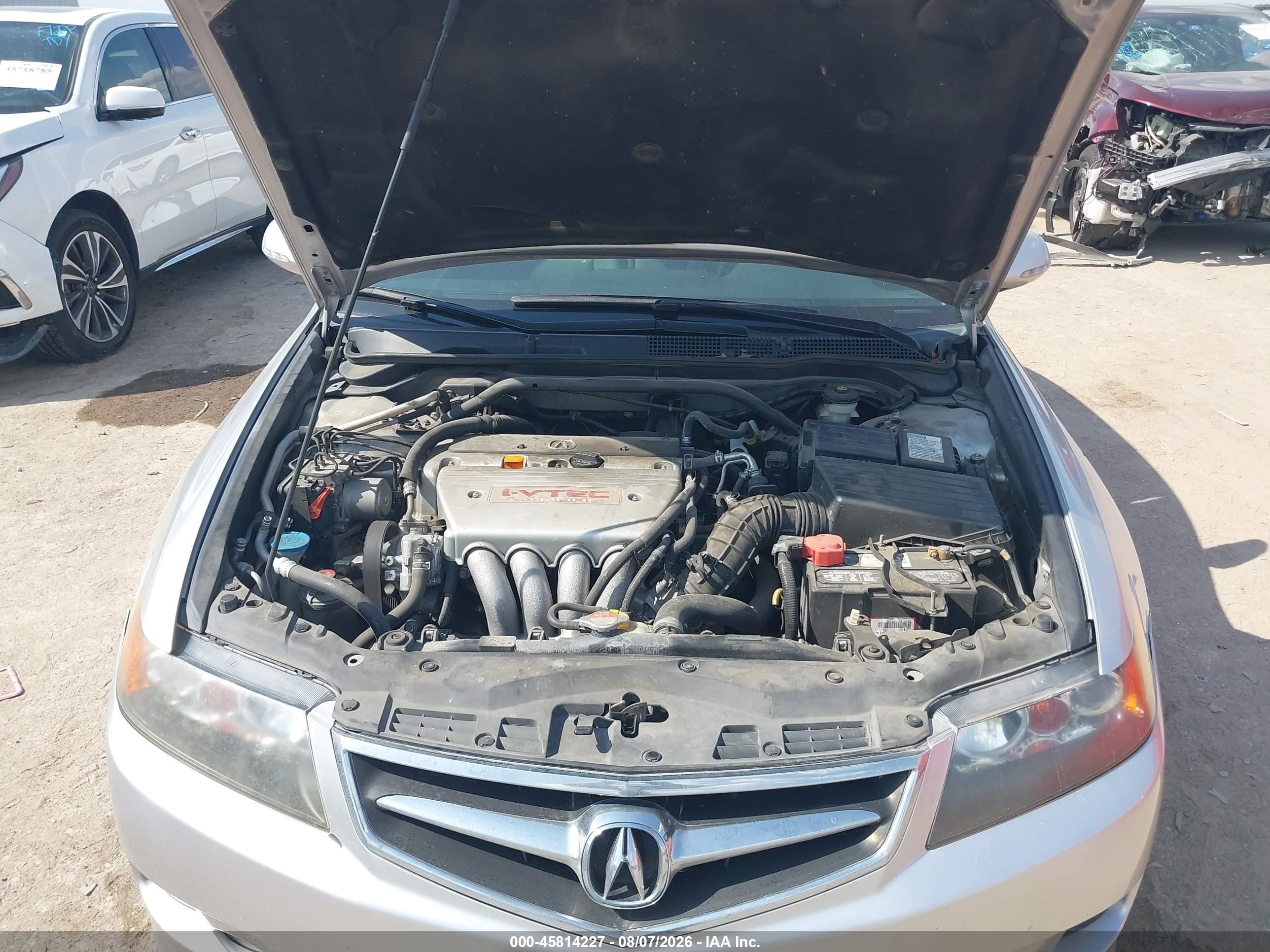 2008 Acura Tsx   Silver vin: JH4CL96888C016381