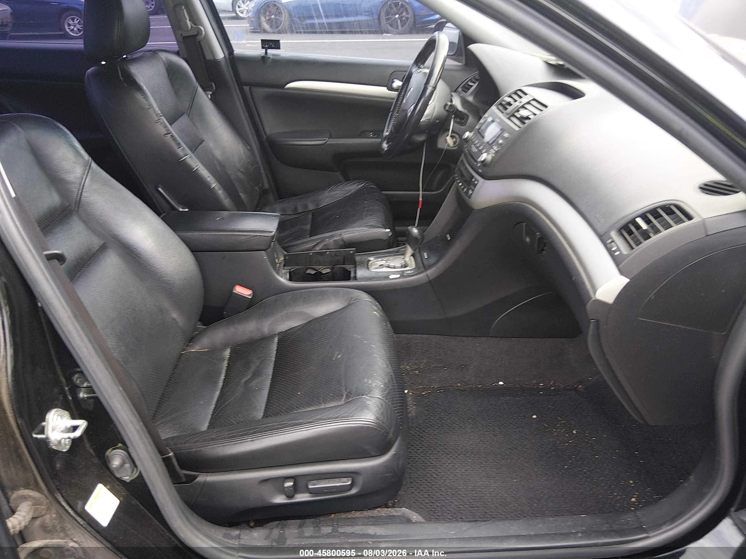 2008 Acura Tsx   Black vin: JH4CL96888C016560