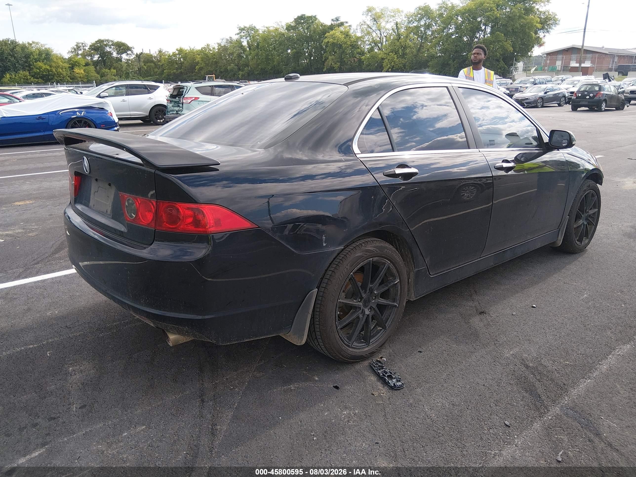 2008 Acura Tsx   Black vin: JH4CL96888C016560