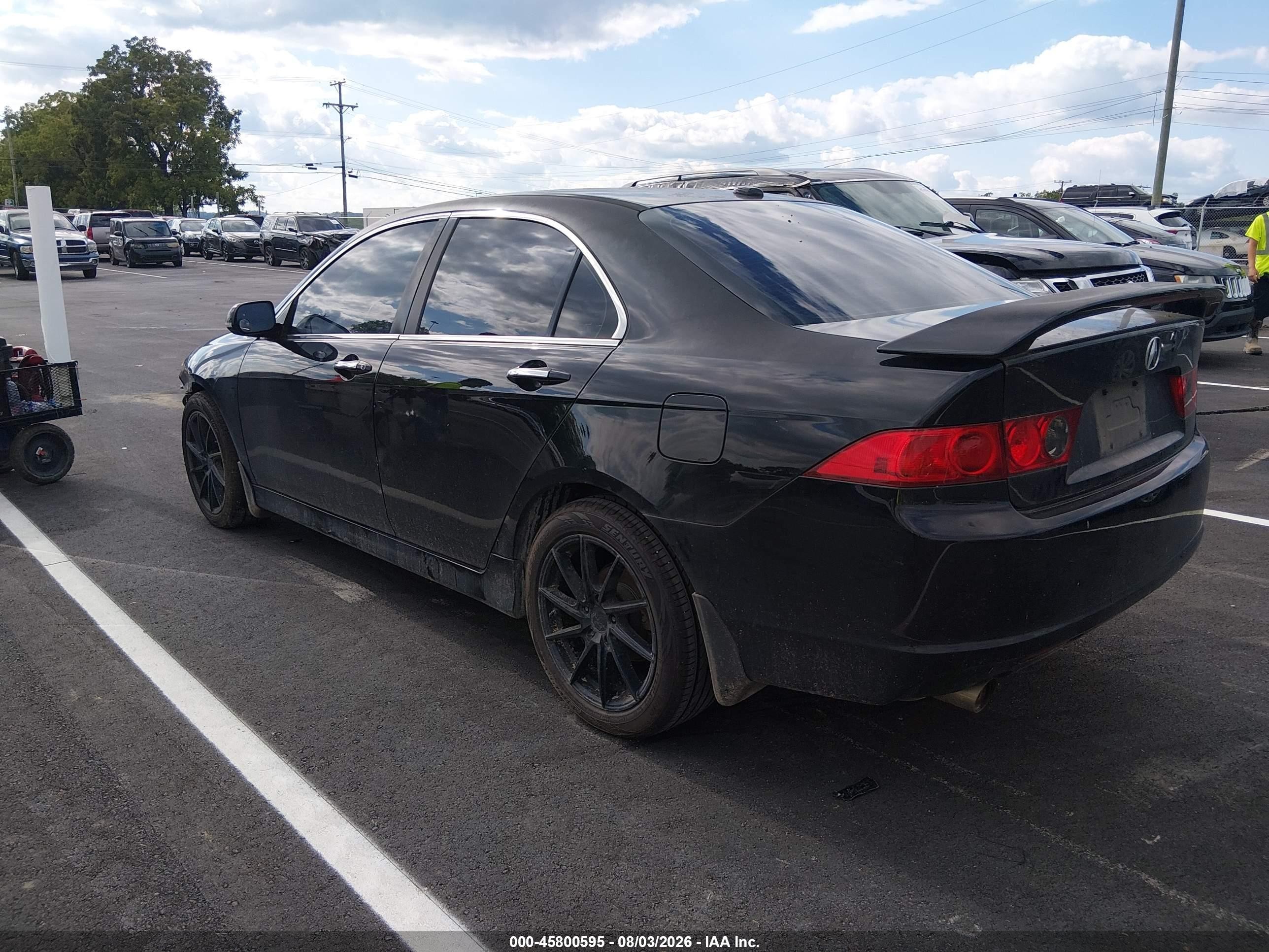 2008 Acura Tsx   Black vin: JH4CL96888C016560