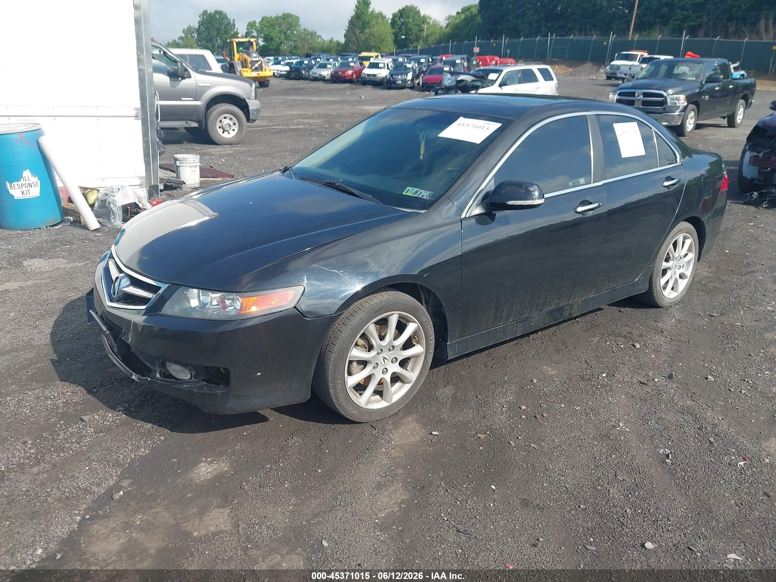 2008 Acura Tsx   Black vin: JH4CL96888C019975