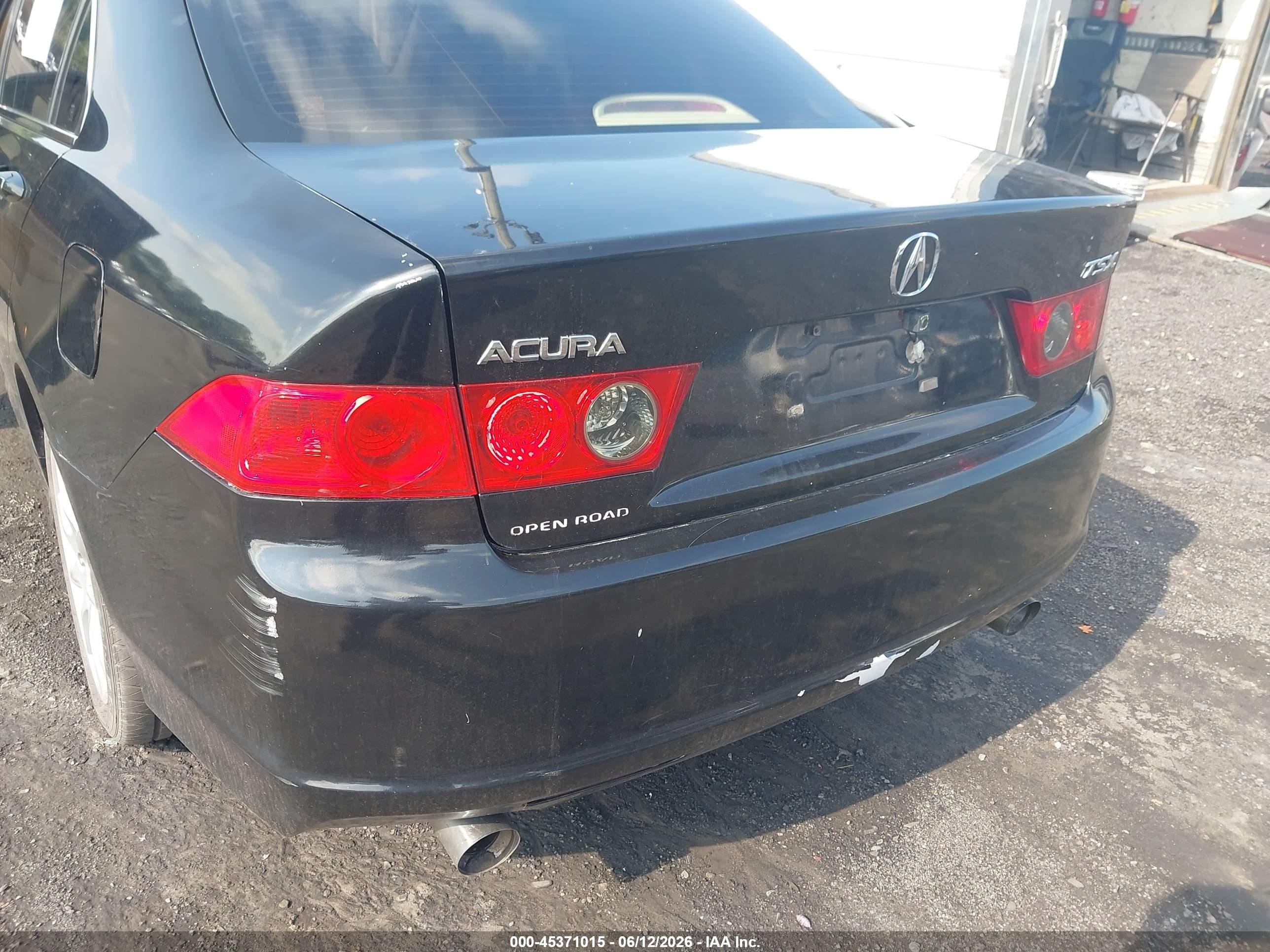 2008 Acura Tsx   Black vin: JH4CL96888C019975