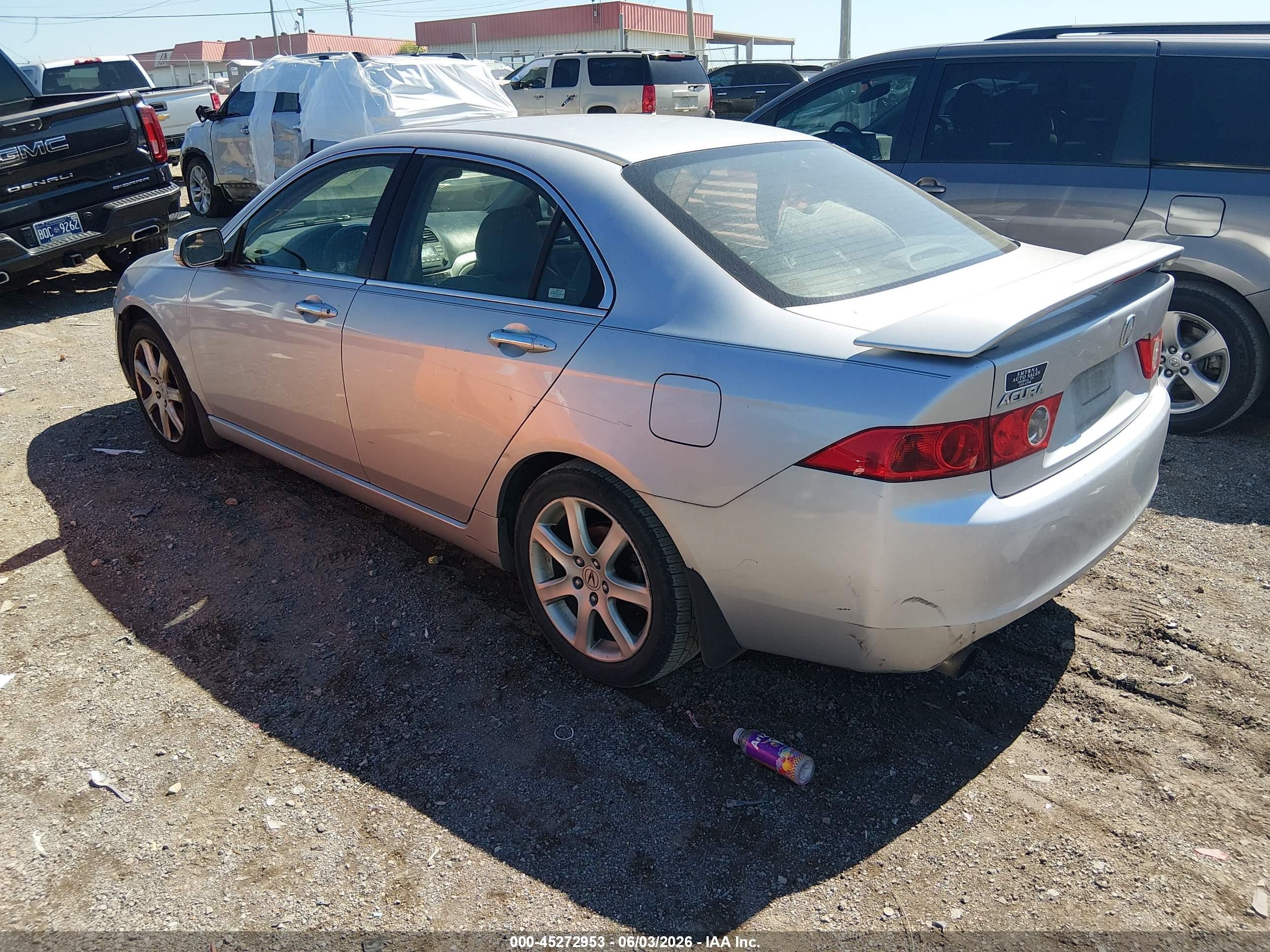 2004 Acura Tsx   Gray vin: JH4CL96894C014908