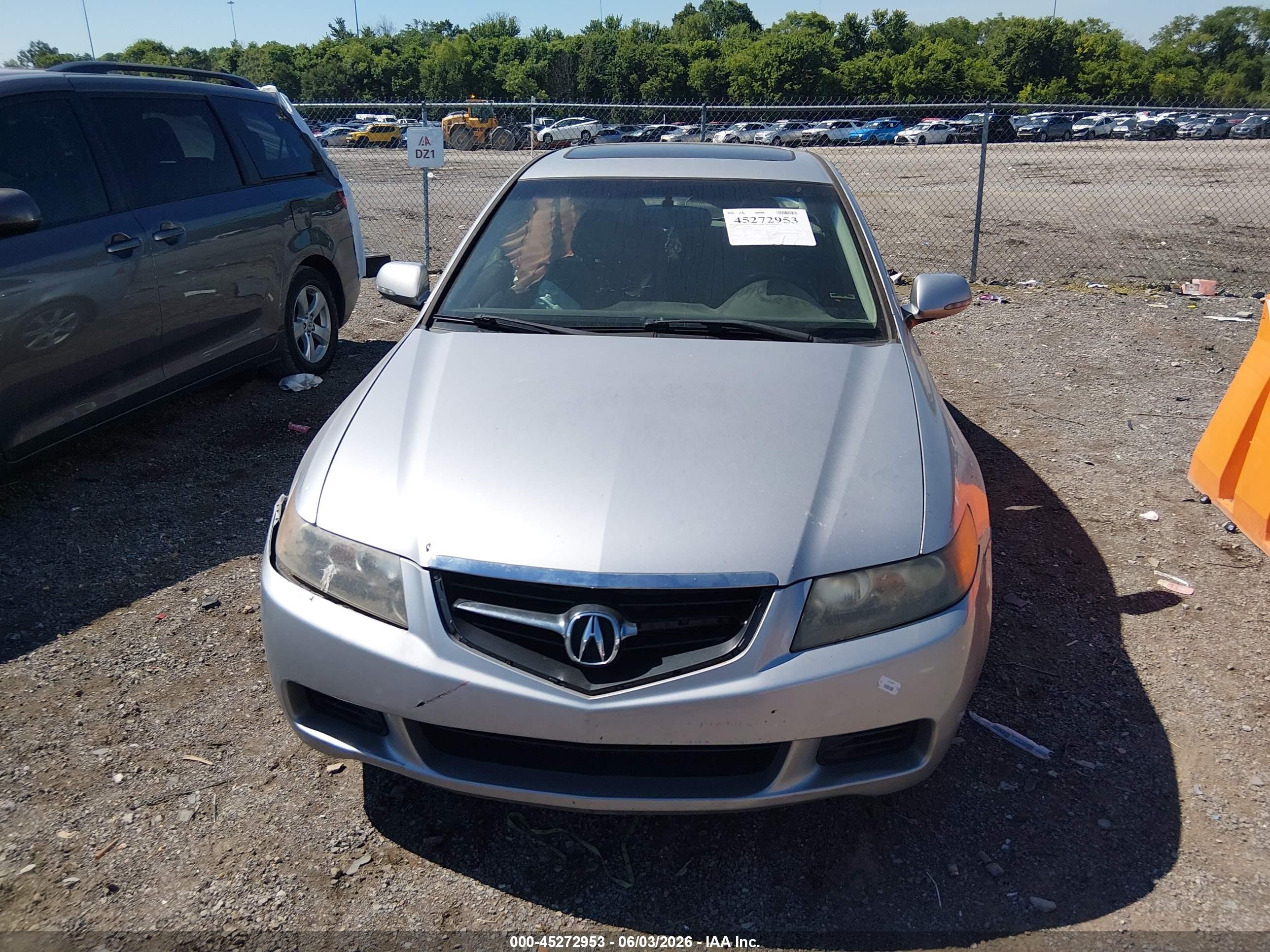 2004 Acura Tsx   Gray vin: JH4CL96894C014908