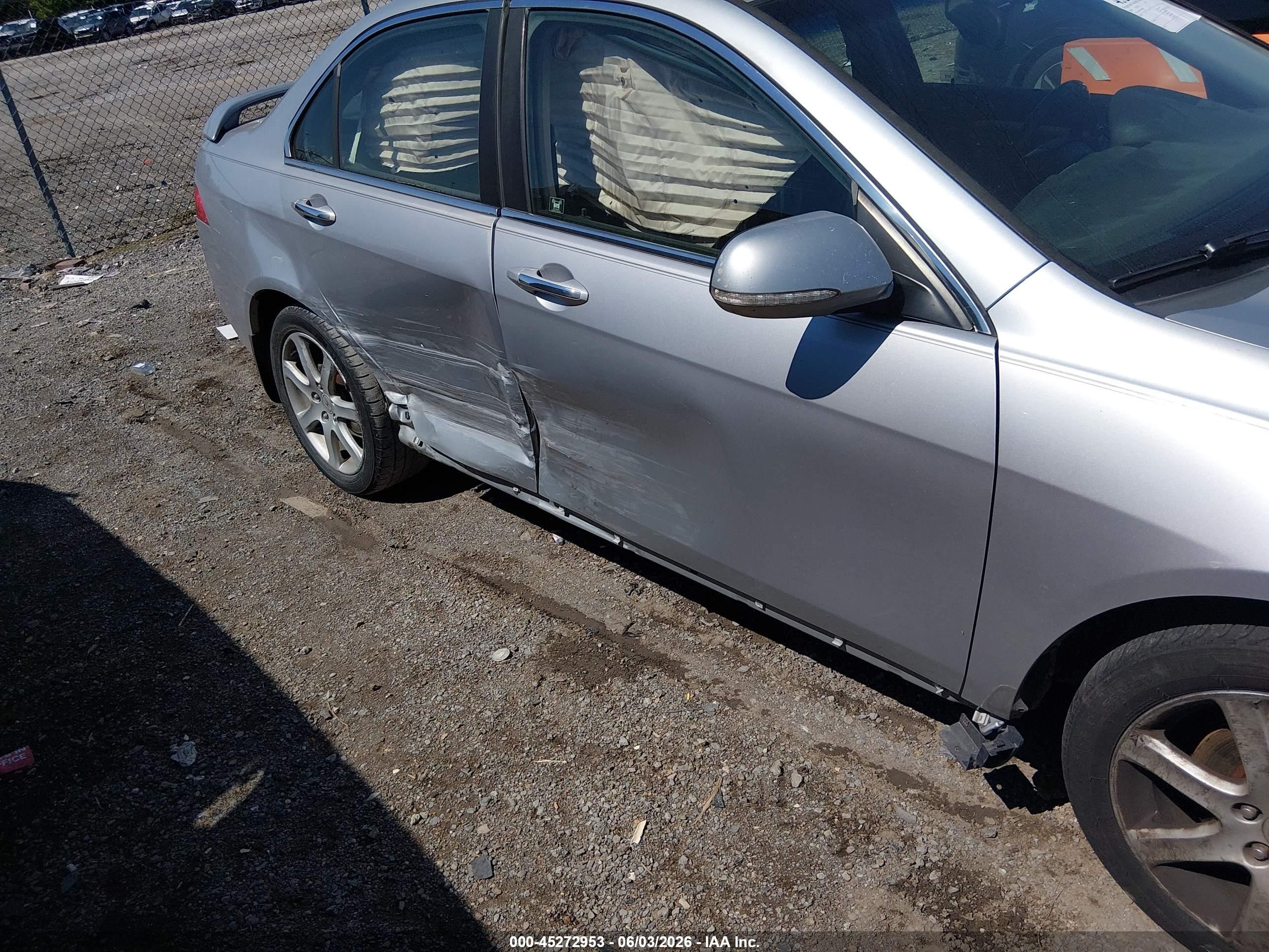 2004 Acura Tsx   Gray vin: JH4CL96894C014908