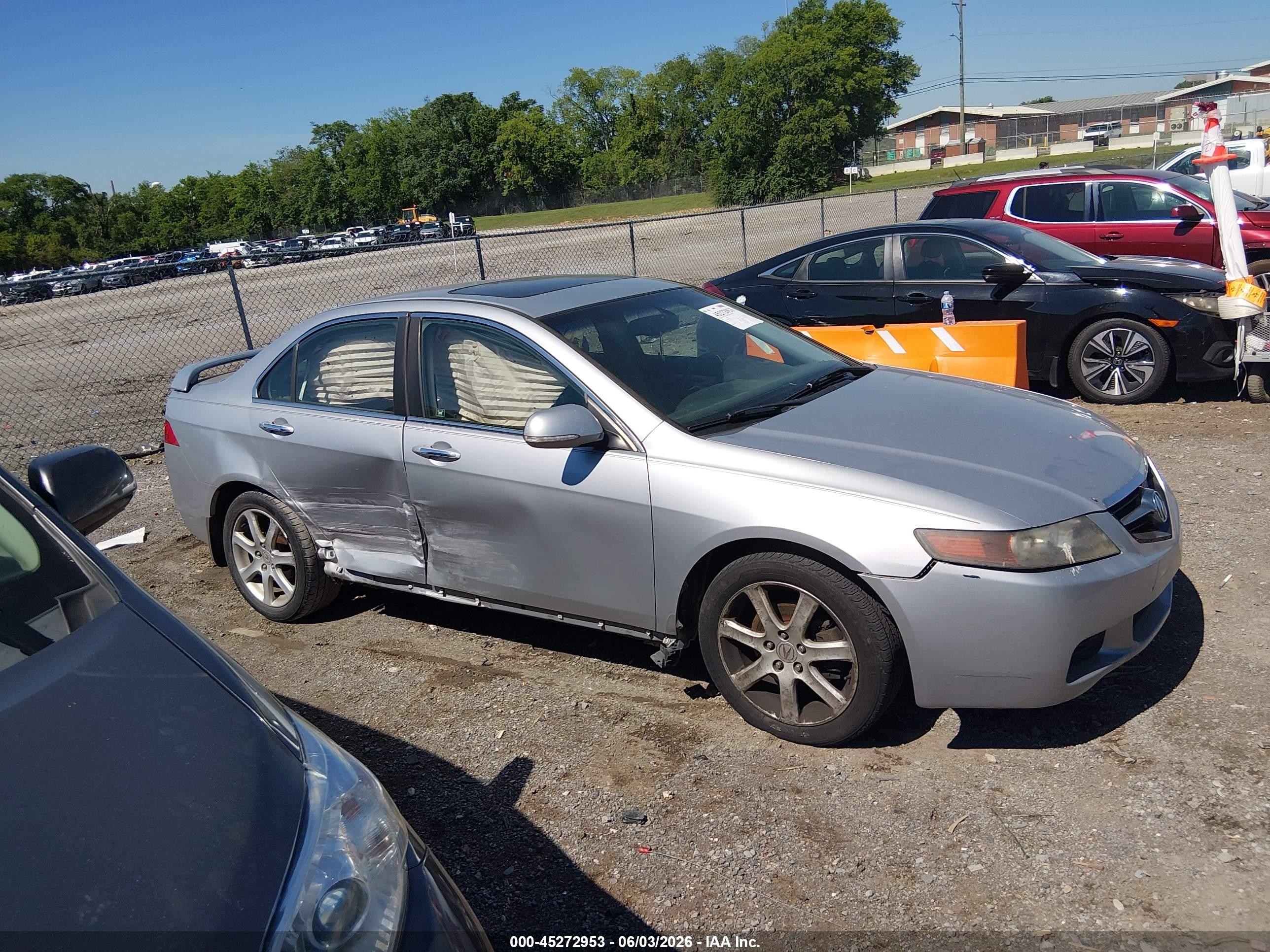 2004 Acura Tsx   Gray vin: JH4CL96894C014908