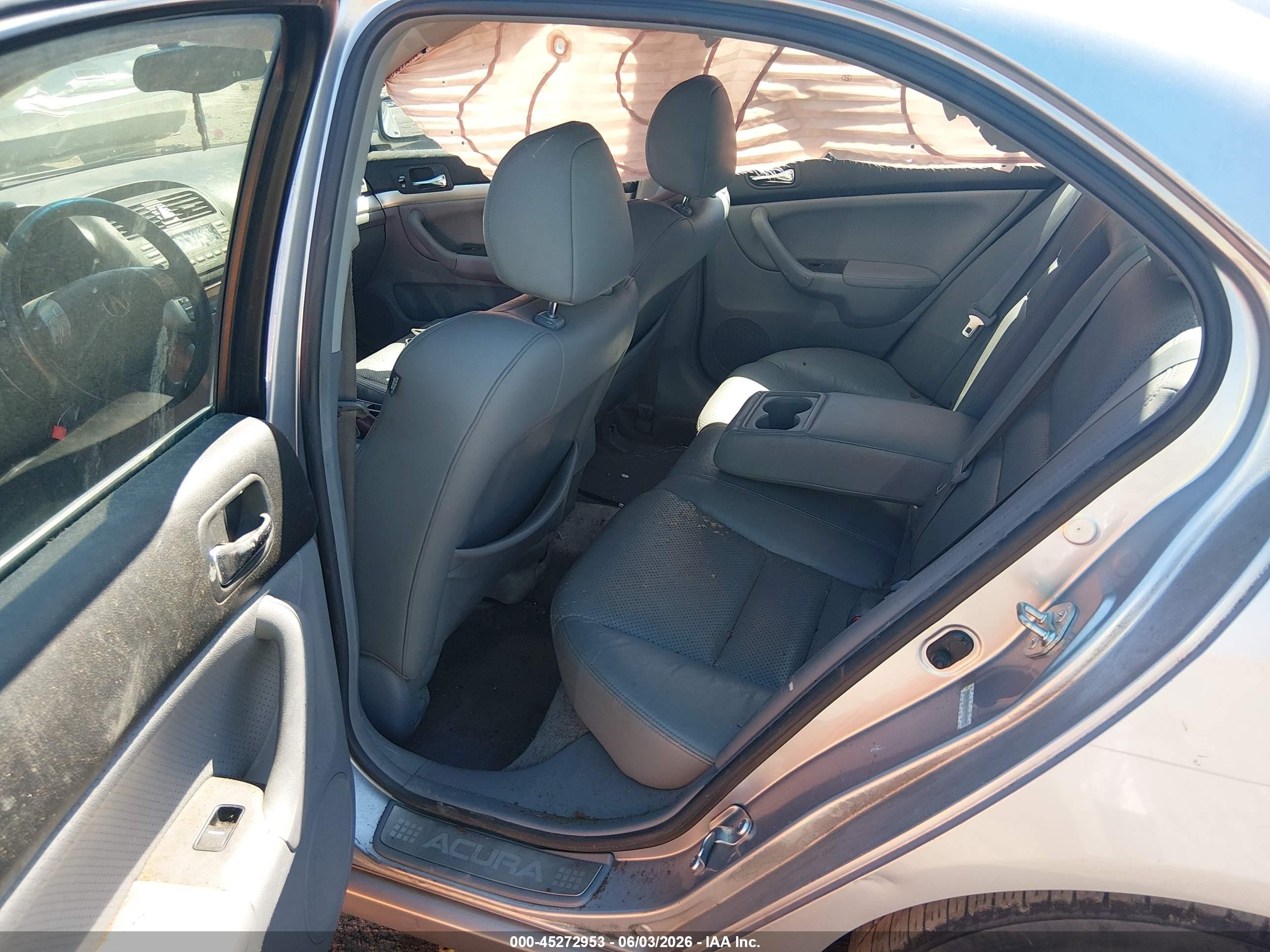 2004 Acura Tsx   Gray vin: JH4CL96894C014908