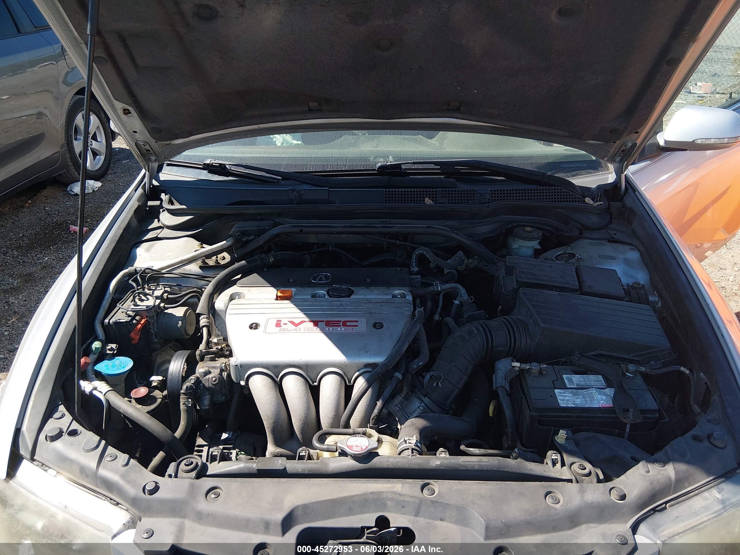 2004 Acura Tsx   Gray vin: JH4CL96894C014908