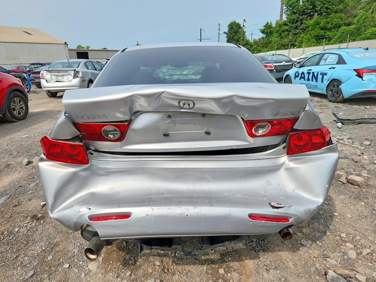 2004 Acura Tsx Silver vin: JH4CL96894C027996