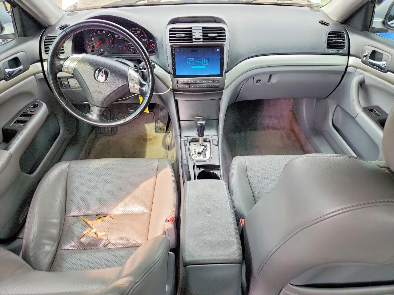 2004 Acura Tsx Silver vin: JH4CL96894C027996