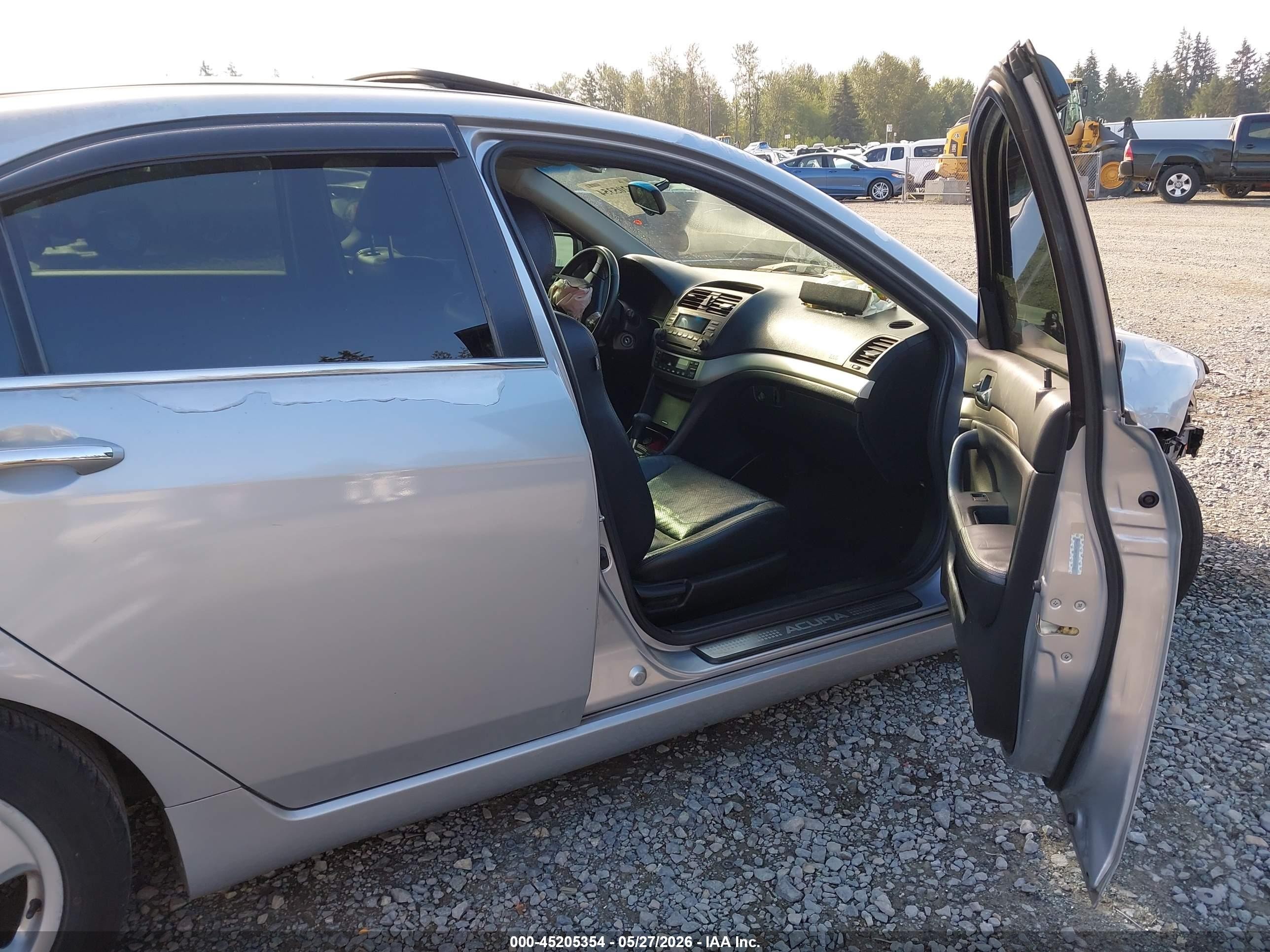 2004 Acura Tsx   Gray vin: JH4CL96894C030025