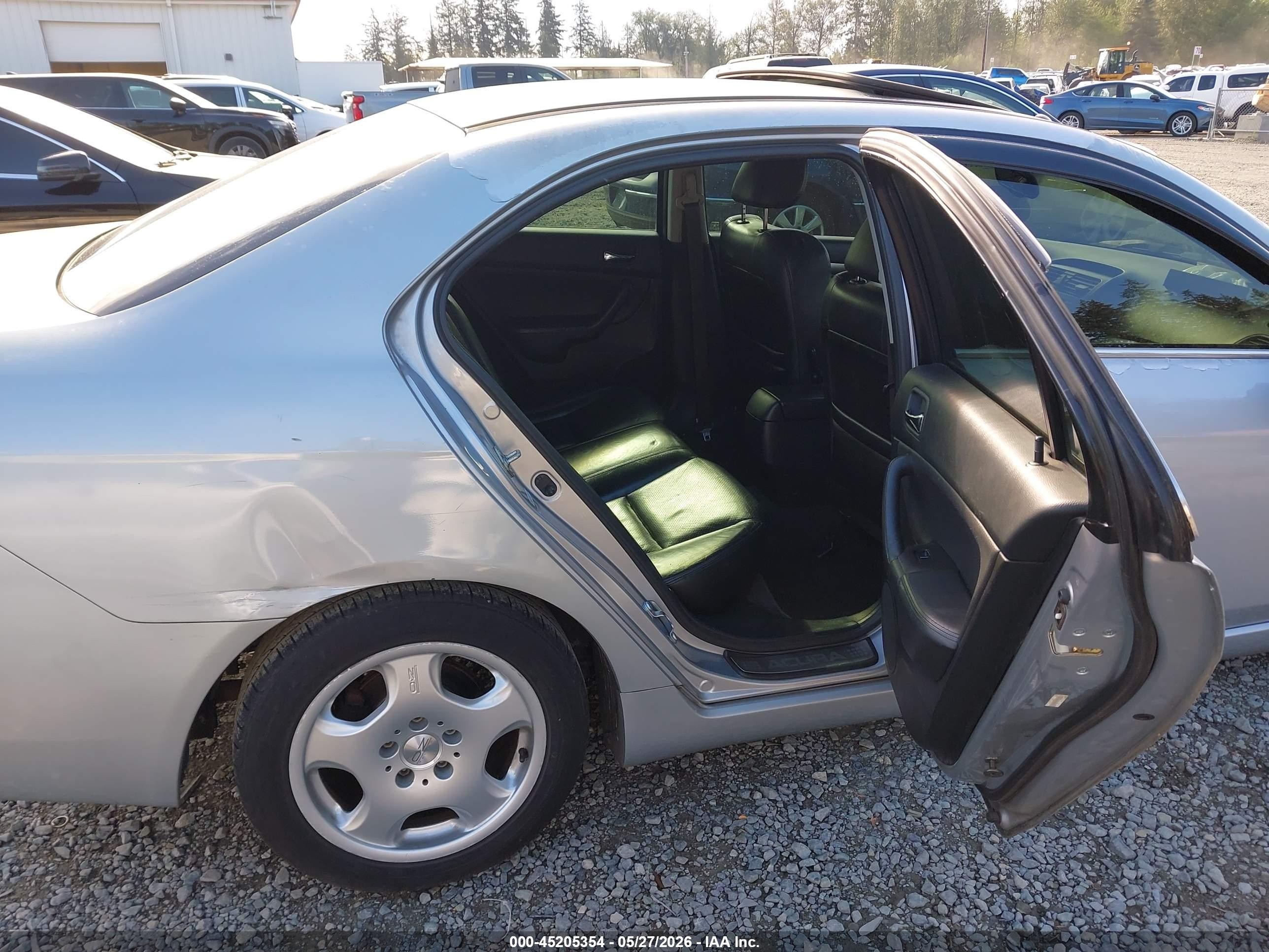 2004 Acura Tsx   Gray vin: JH4CL96894C030025