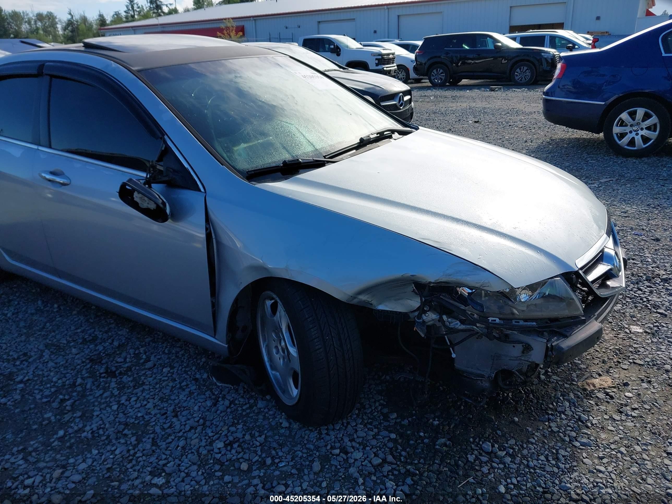 2004 Acura Tsx   Gray vin: JH4CL96894C030025