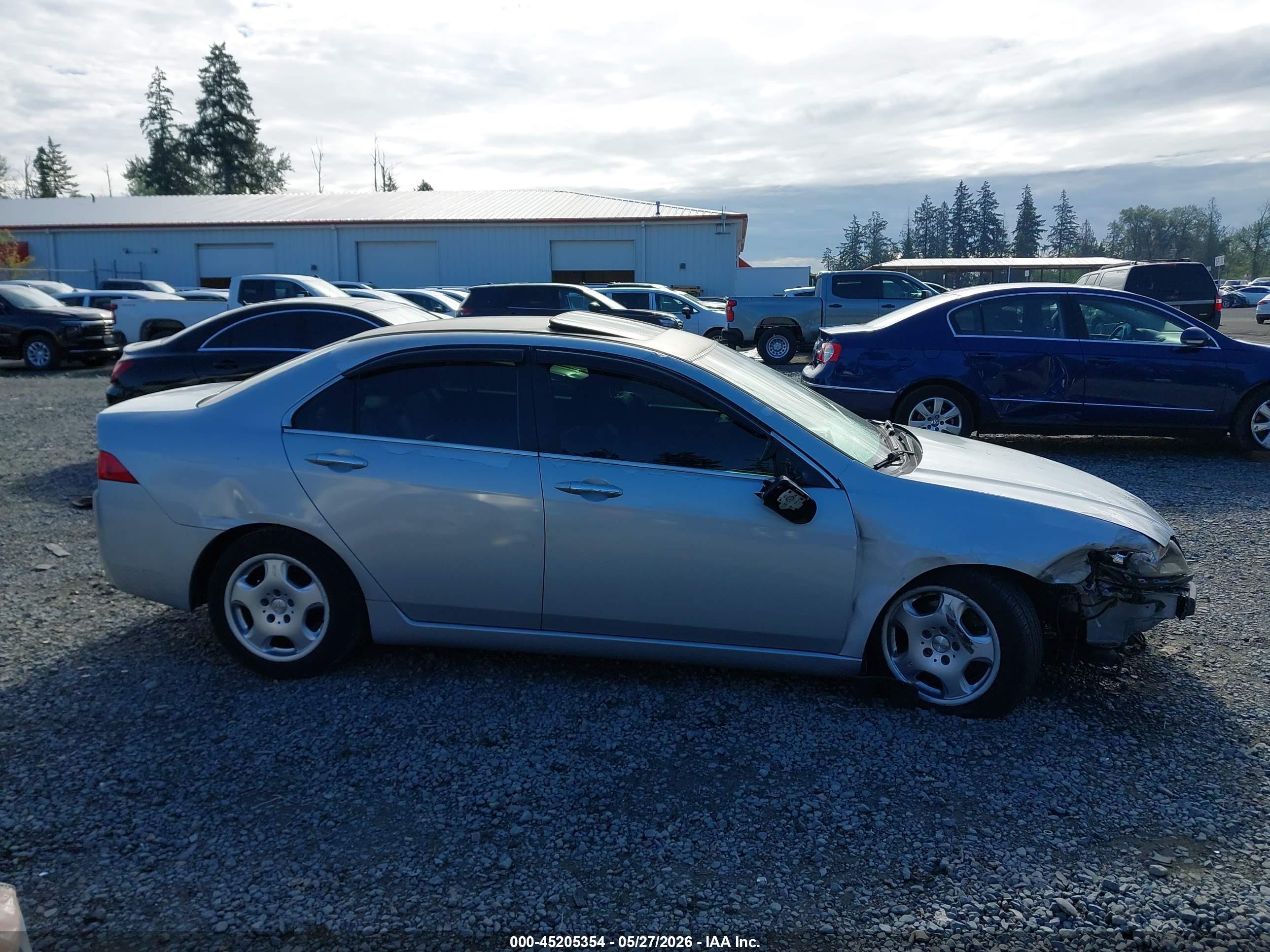 2004 Acura Tsx   Gray vin: JH4CL96894C030025