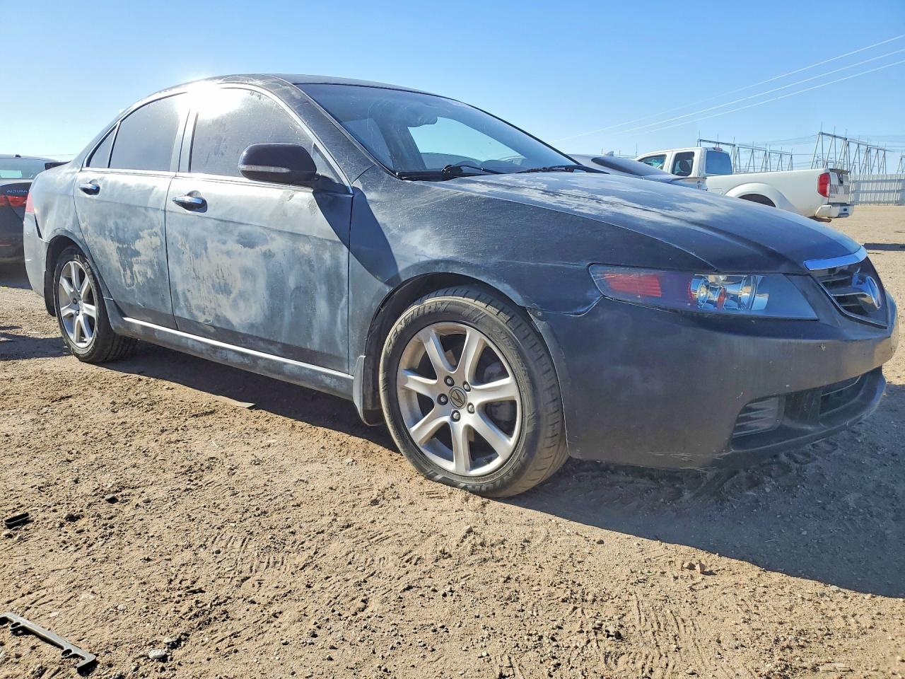 2004 Acura Tsx Black vin: JH4CL96894C032888