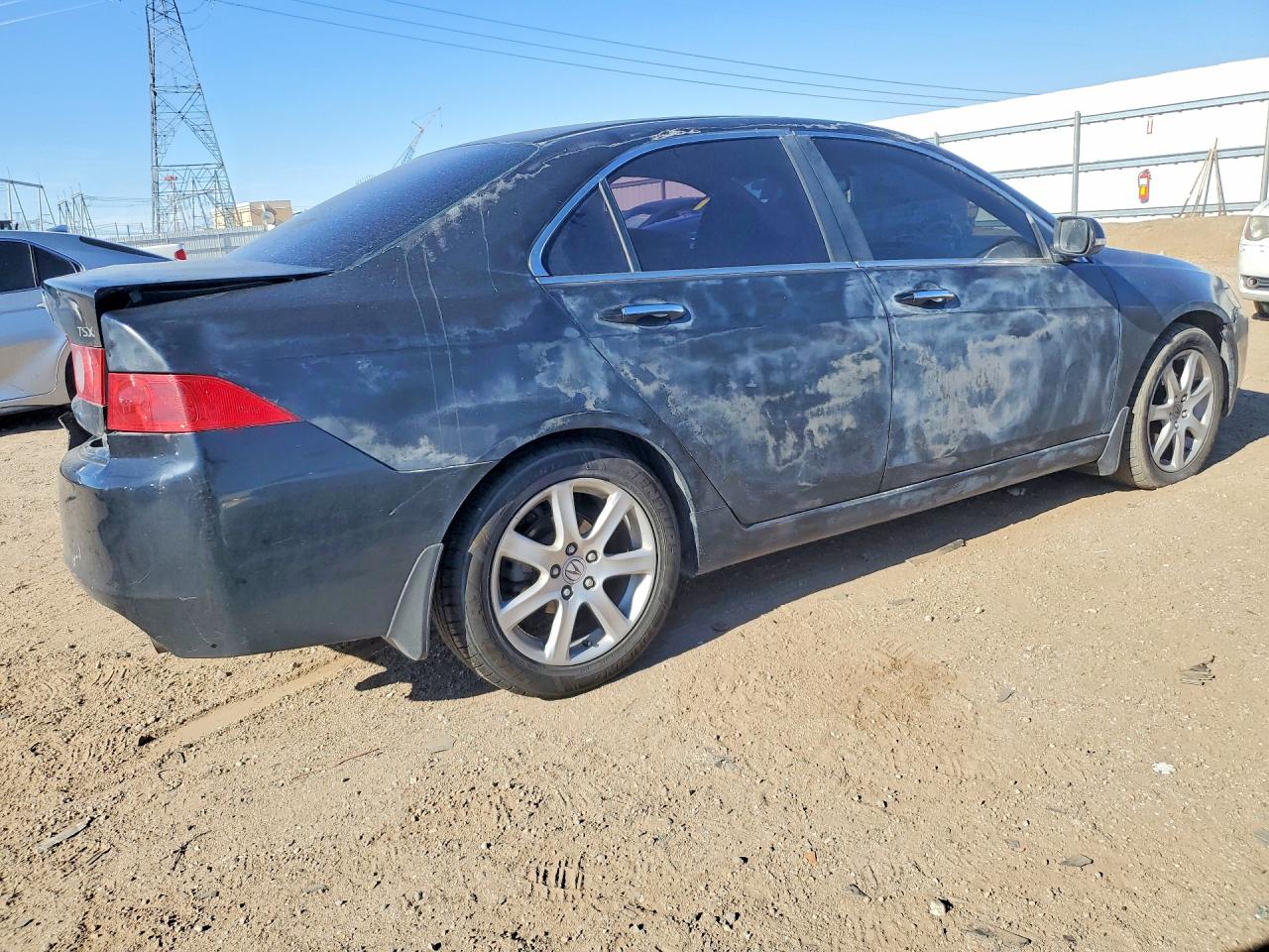 2004 Acura Tsx Black vin: JH4CL96894C032888