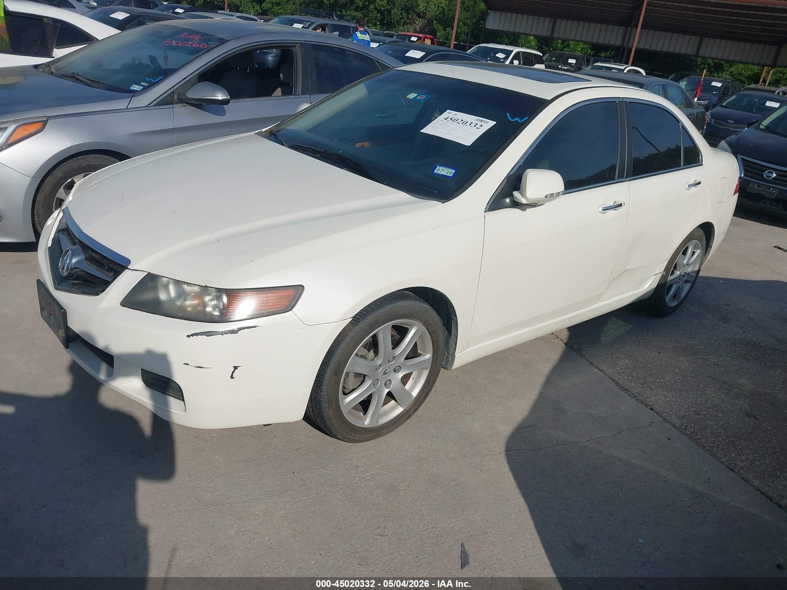 2004 Acura Tsx   Белый vin: JH4CL96894C040442