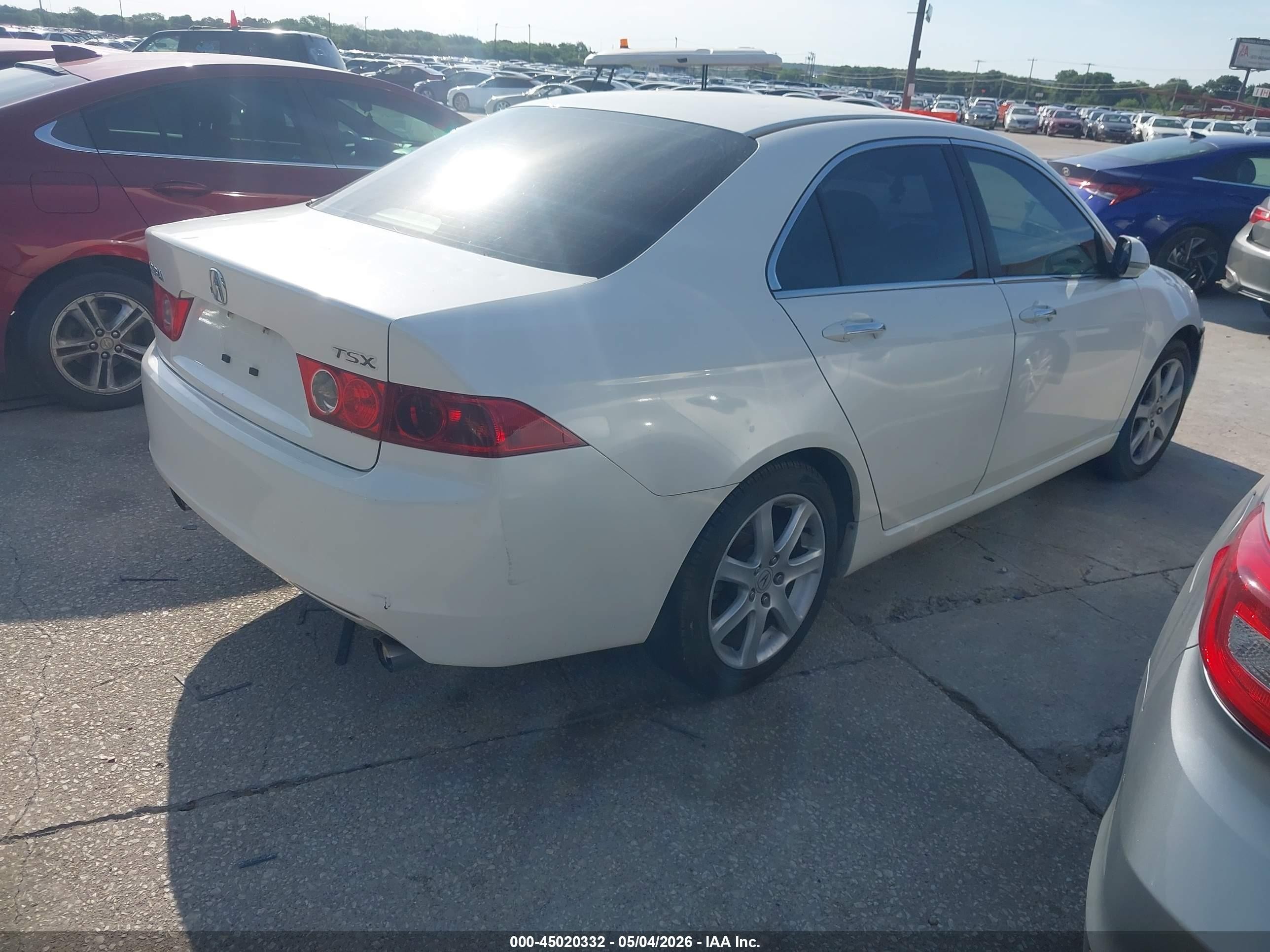 2004 Acura Tsx   Белый vin: JH4CL96894C040442