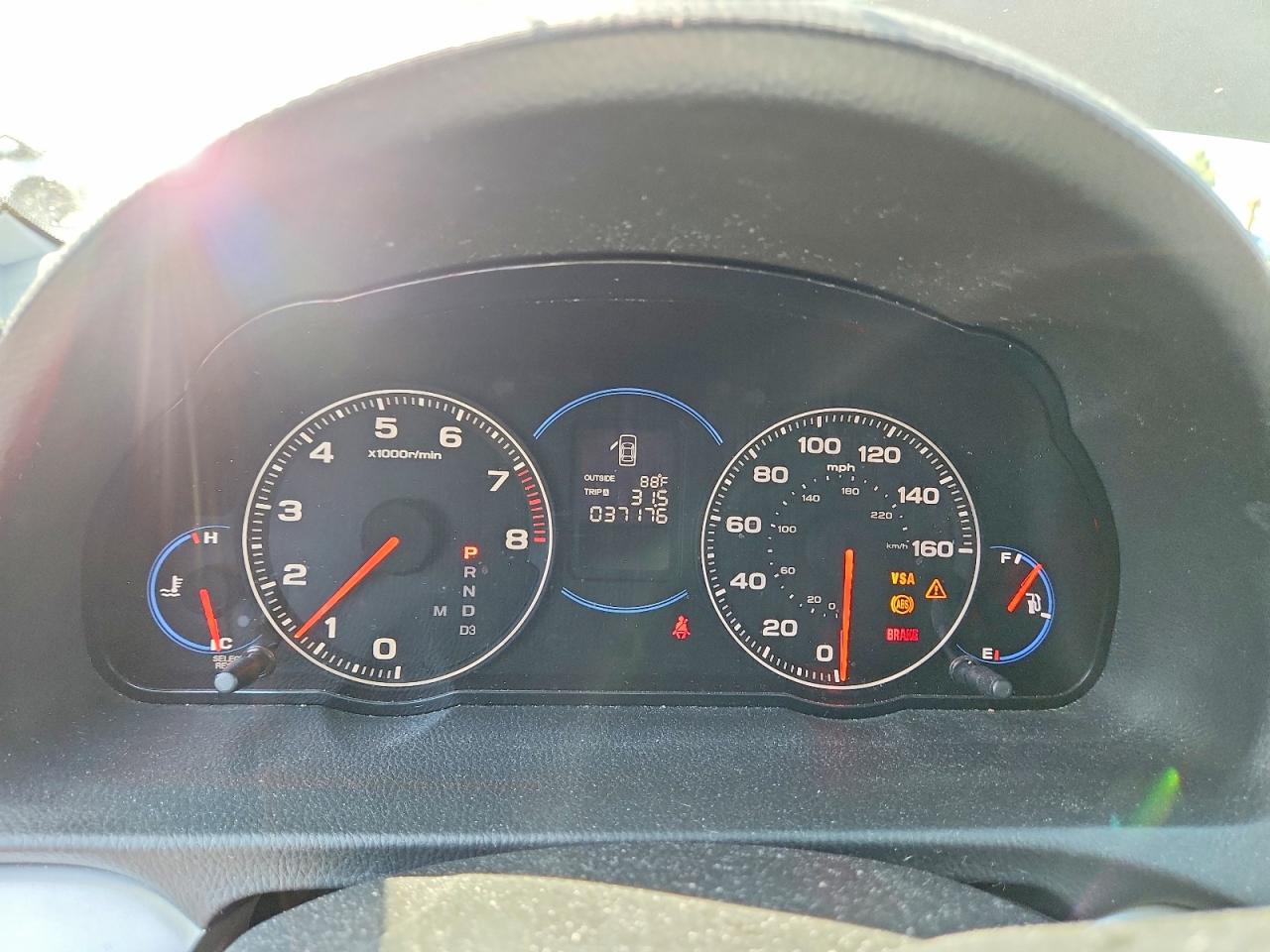2004 Acura Tsx Серый vin: JH4CL96894C043857
