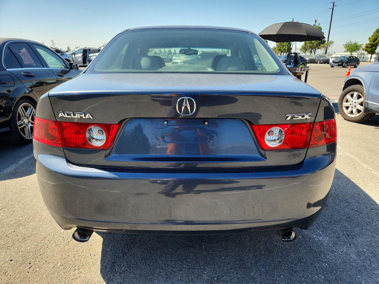 2004 Acura Tsx Серый vin: JH4CL96894C043857
