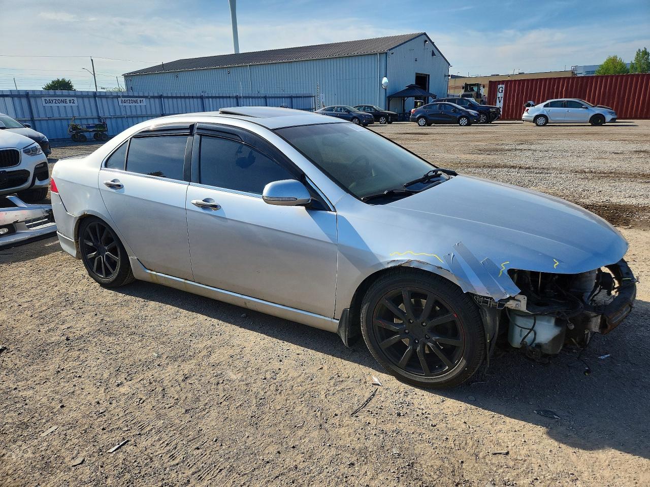 2004 Acura Tsx Silver vin: JH4CL96894C804306