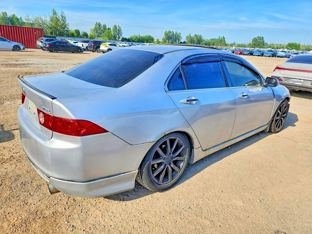 2004 Acura Tsx Silver vin: JH4CL96894C804306