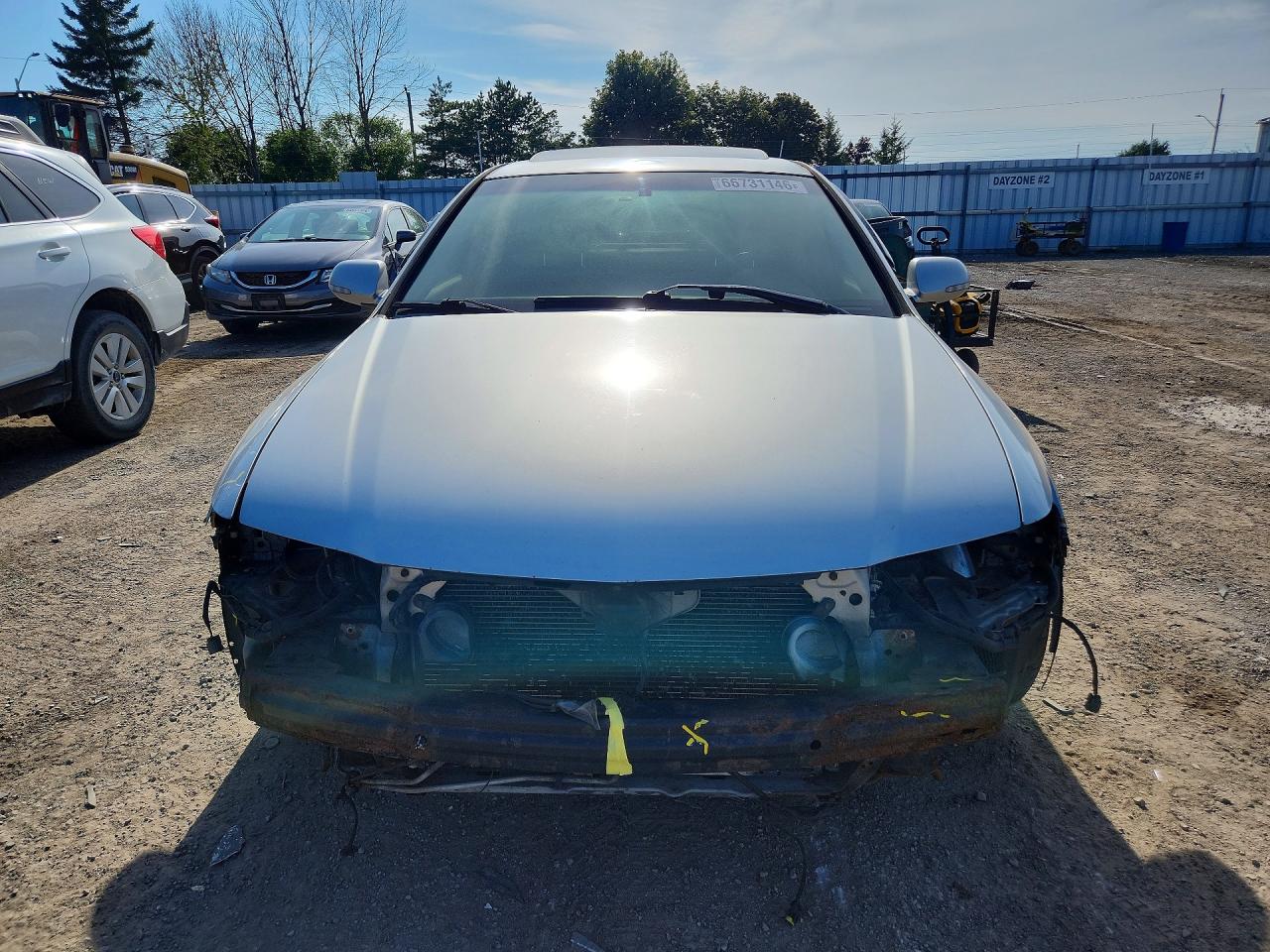2004 Acura Tsx Silver vin: JH4CL96894C804306