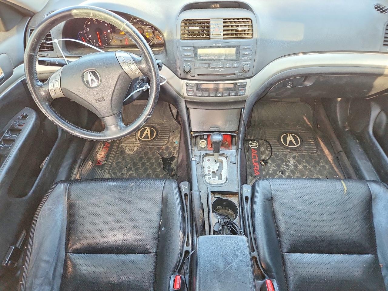 2004 Acura Tsx Silver vin: JH4CL96894C804306