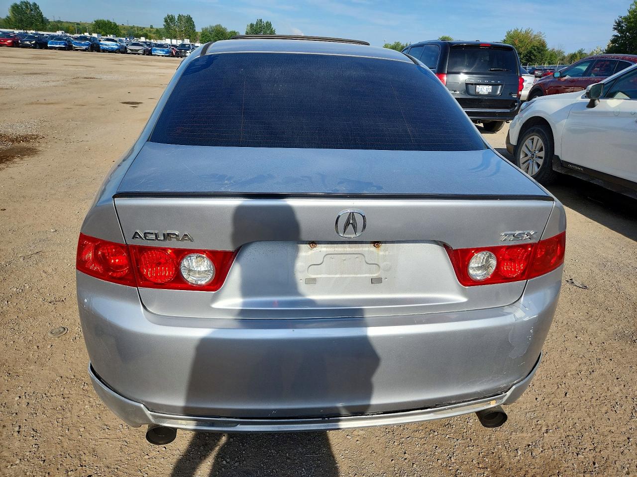 2004 Acura Tsx Silver vin: JH4CL96894C804306