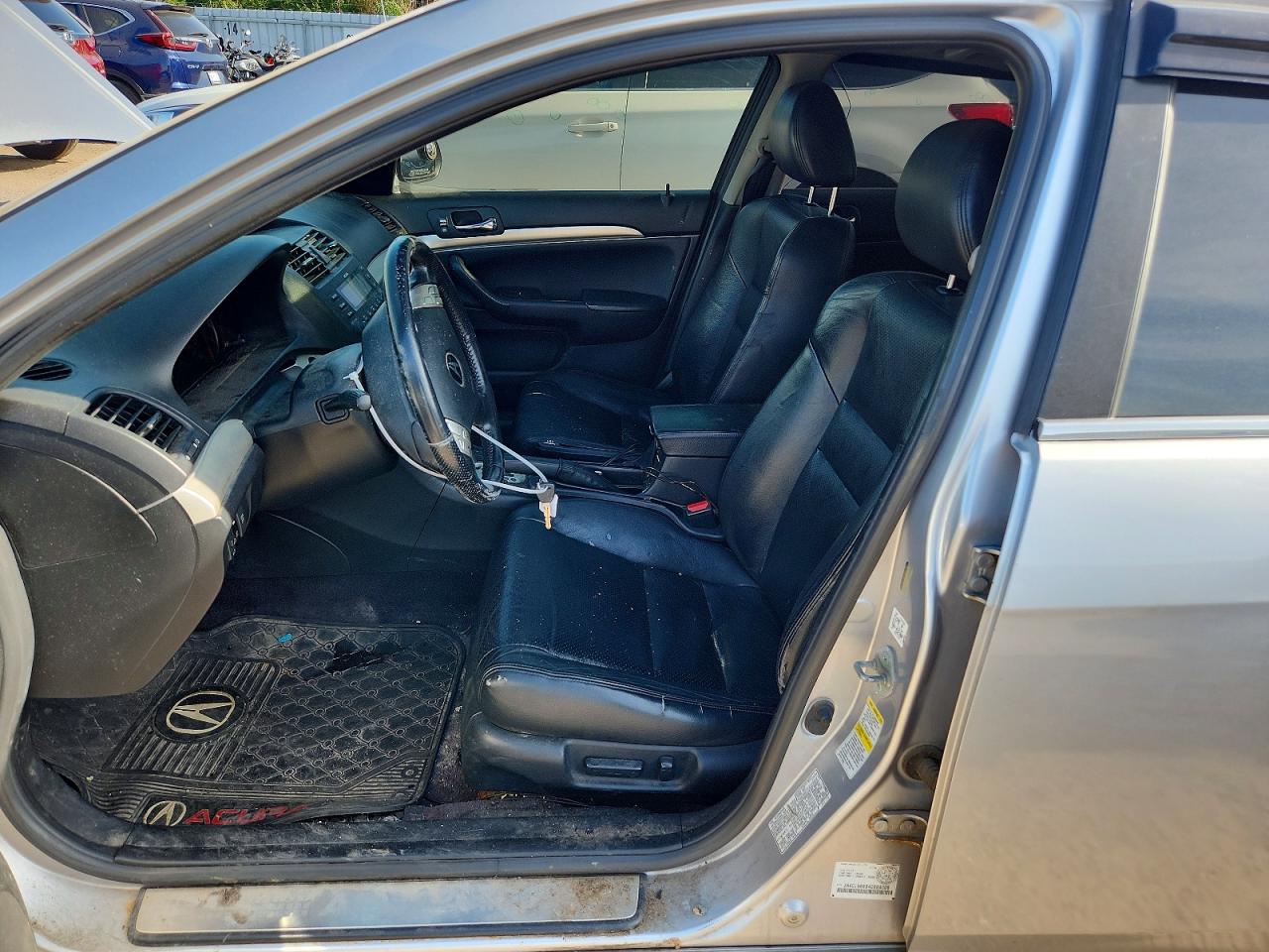 2004 Acura Tsx Silver vin: JH4CL96894C804306