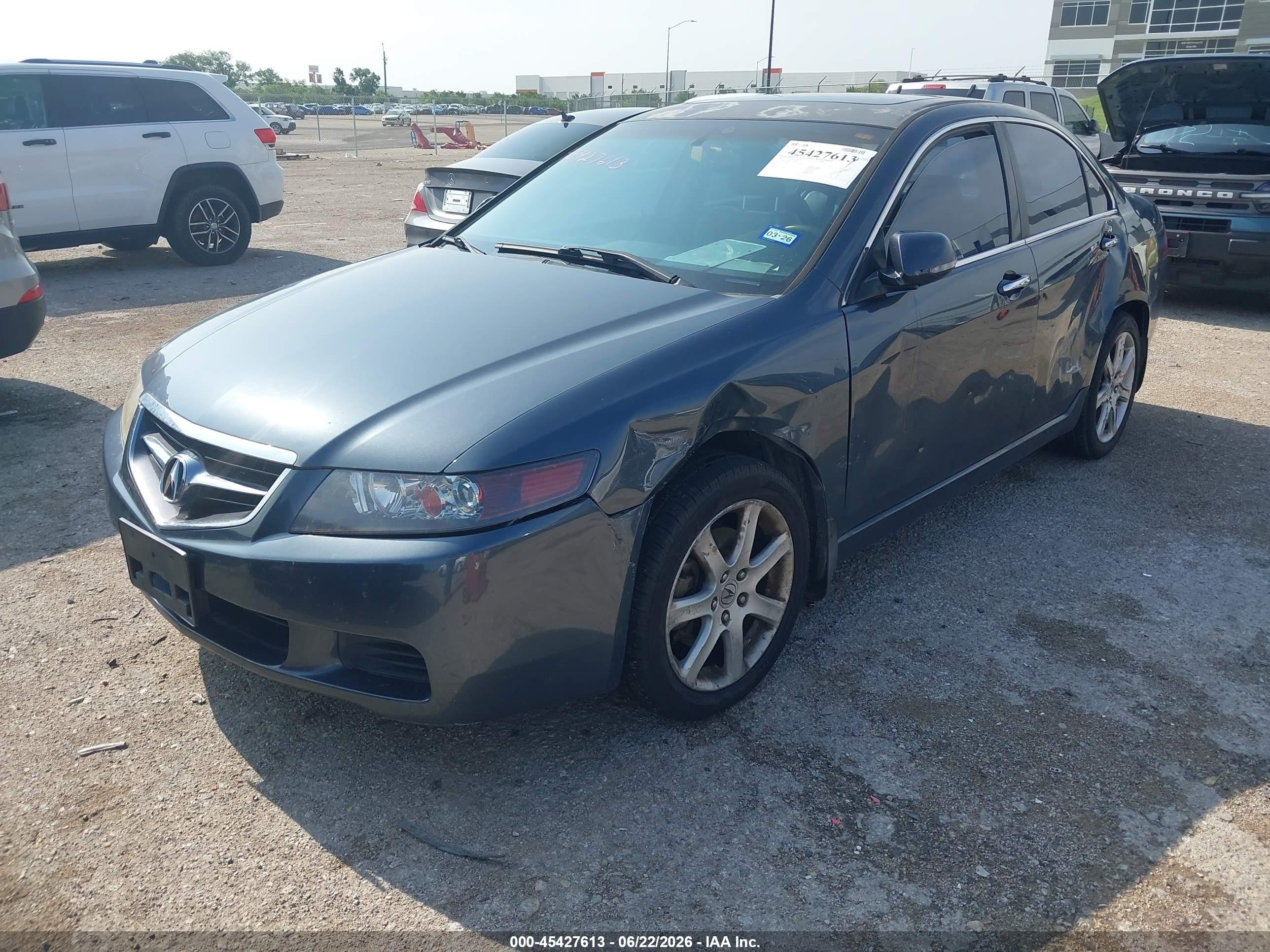 2005 Acura Tsx   Gray vin: JH4CL96895C008429
