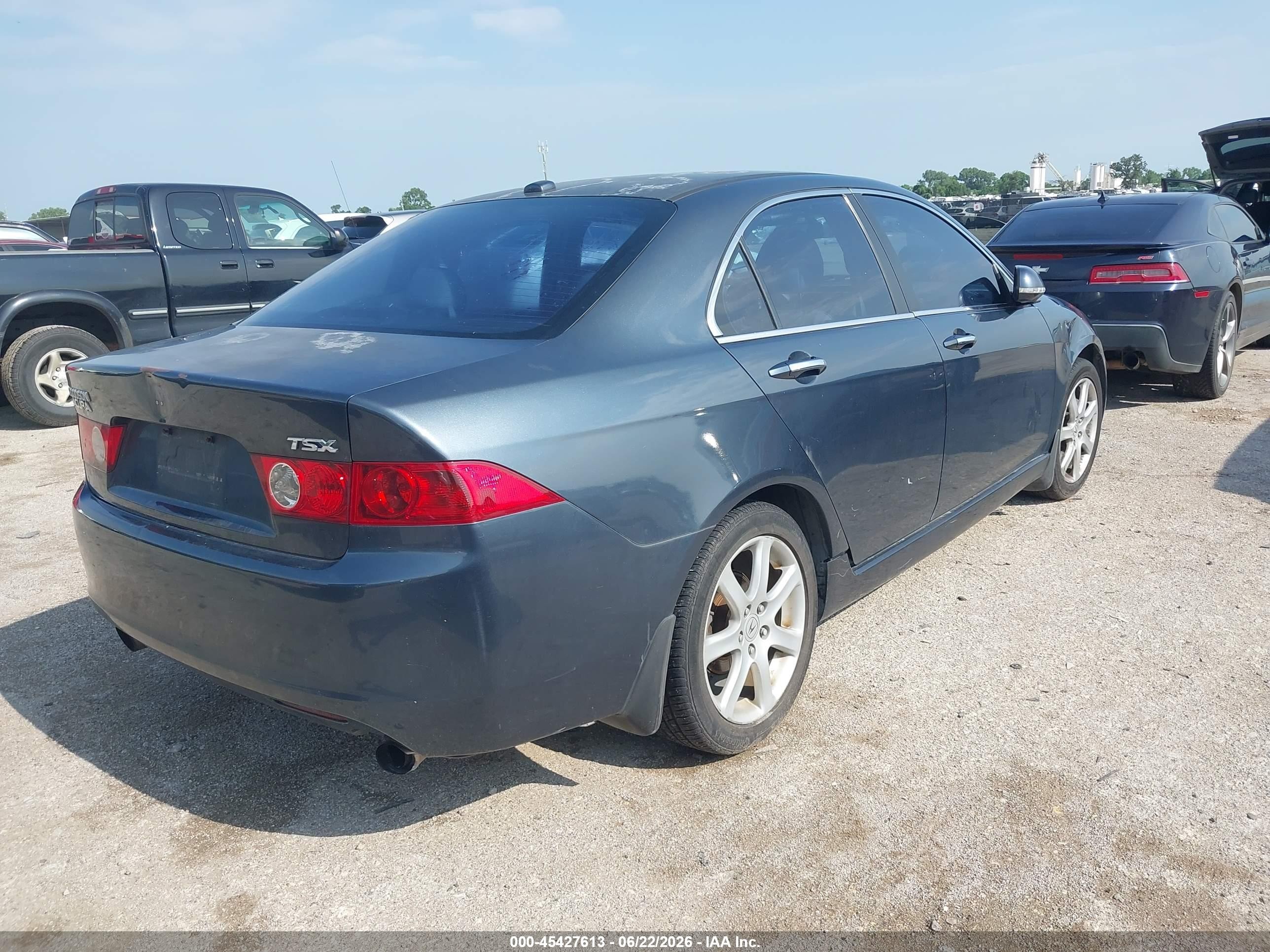 2005 Acura Tsx   Gray vin: JH4CL96895C008429