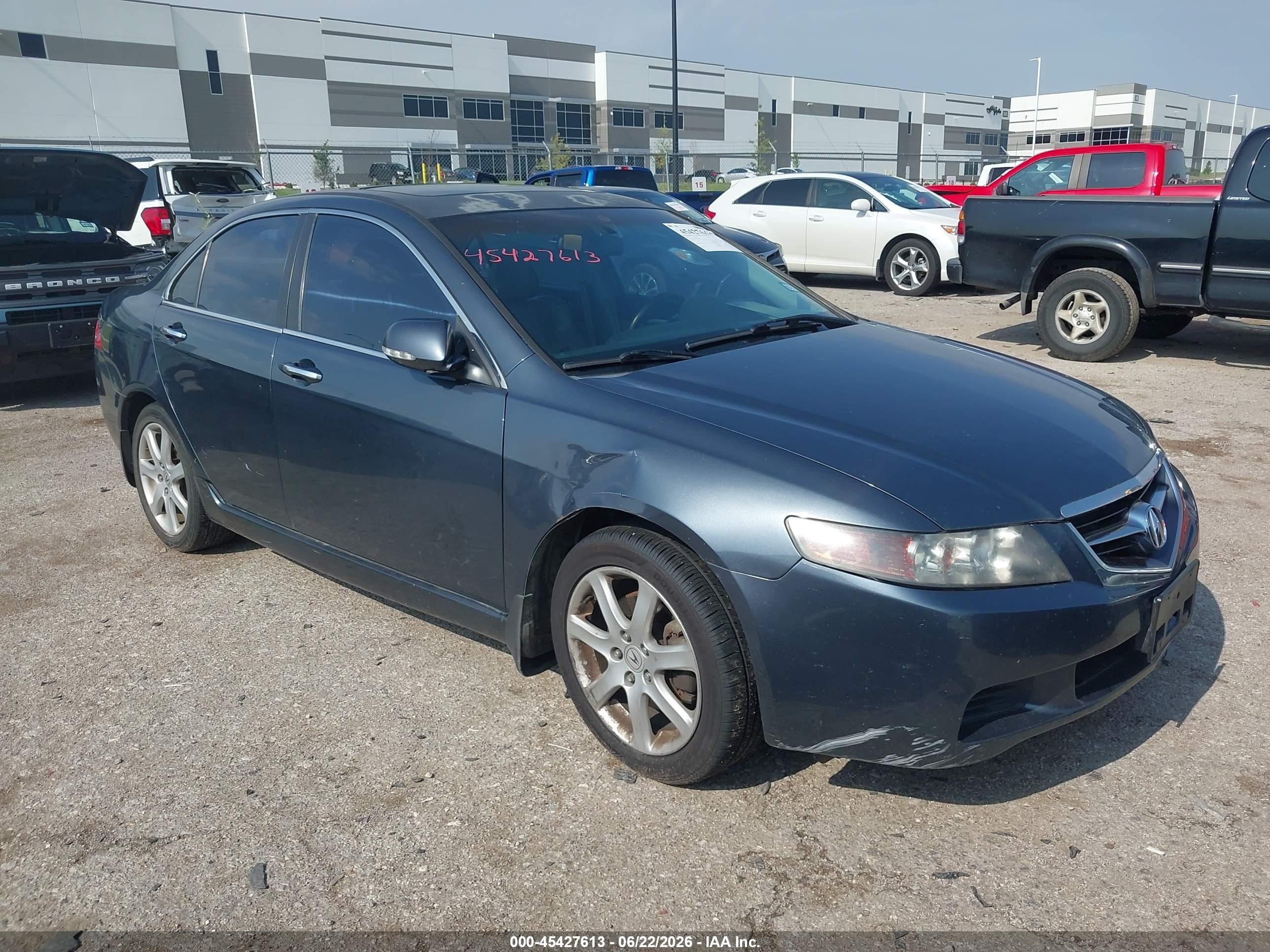 2005 Acura Tsx   Gray vin: JH4CL96895C008429
