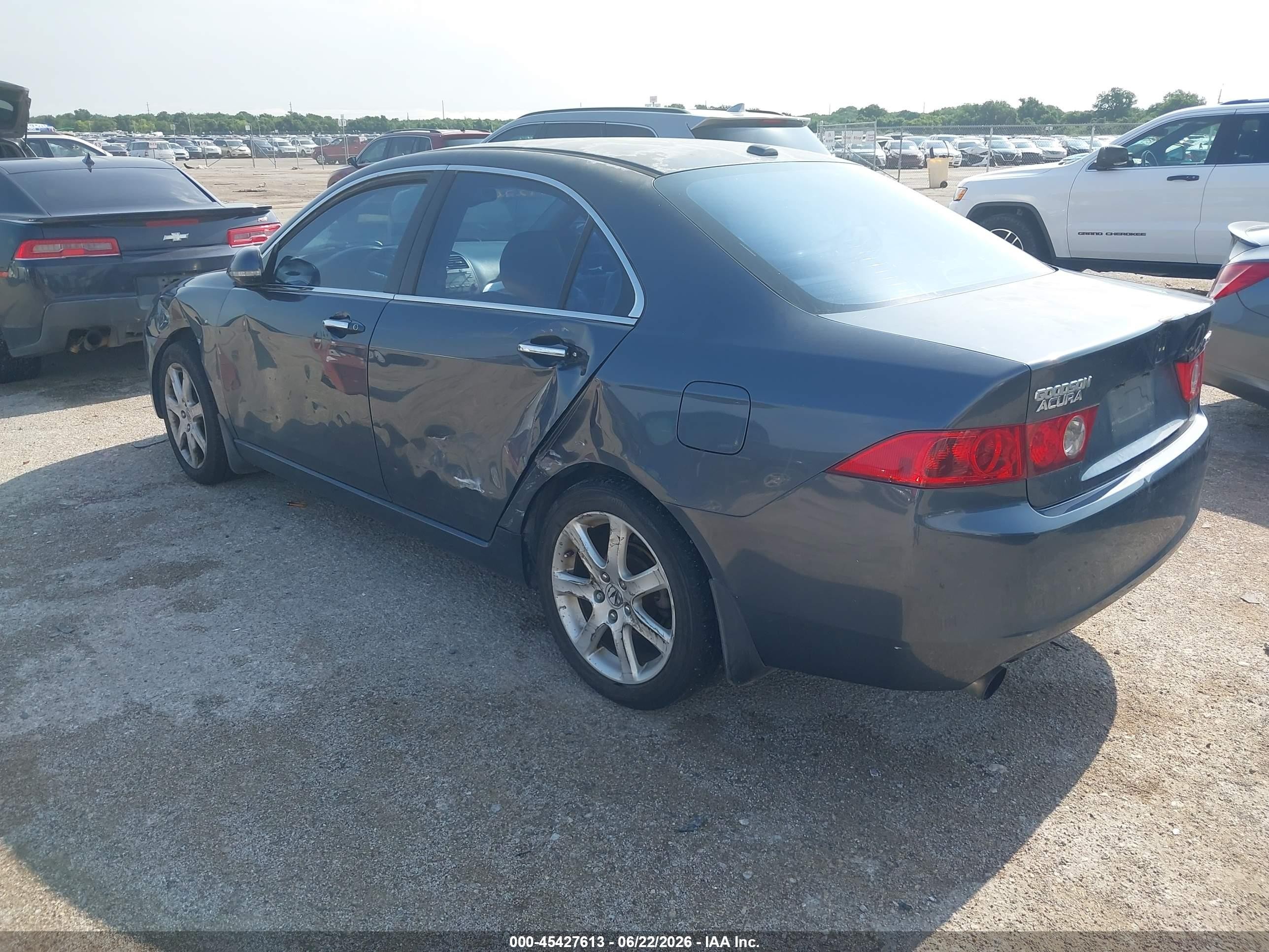 2005 Acura Tsx   Gray vin: JH4CL96895C008429