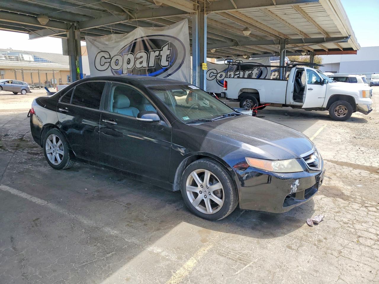 2005 Acura Tsx Black vin: JH4CL96895C012416