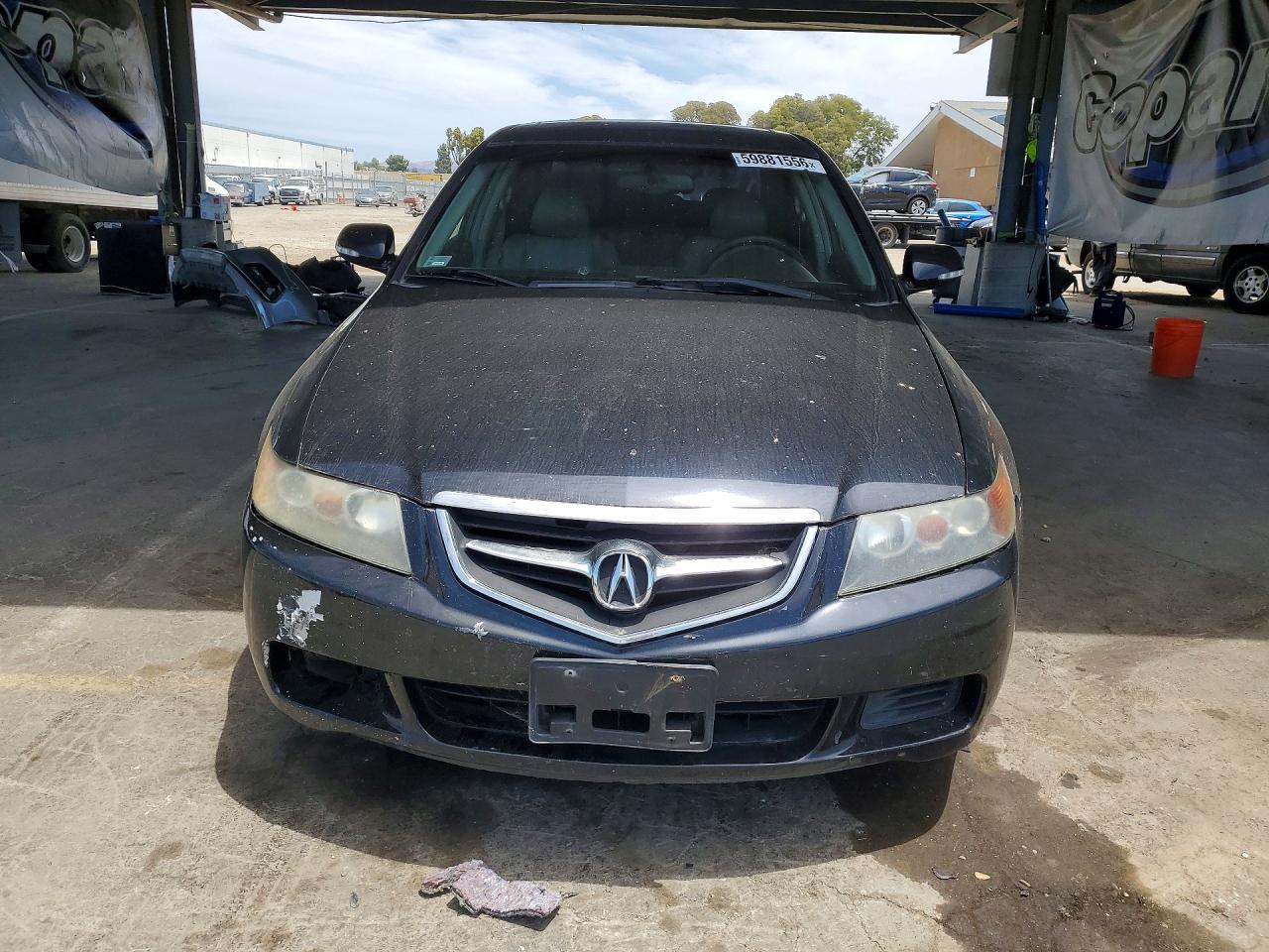2005 Acura Tsx Black vin: JH4CL96895C012416