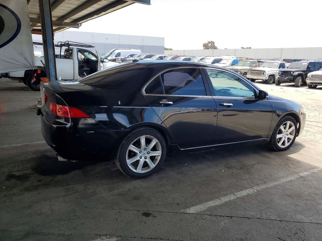 2005 Acura Tsx Black vin: JH4CL96895C012416