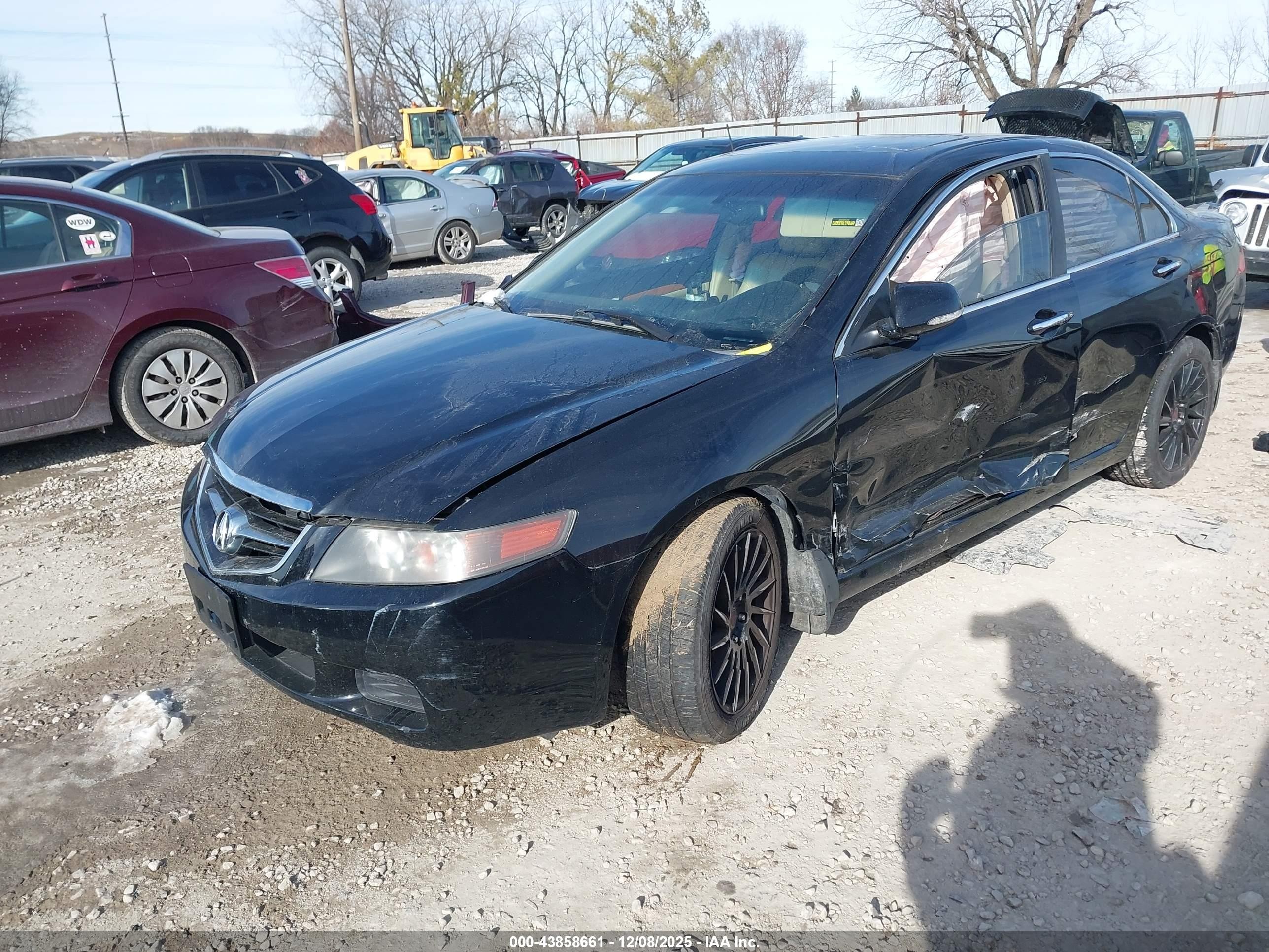 2005 Acura Tsx   Black vin: JH4CL96895C033900