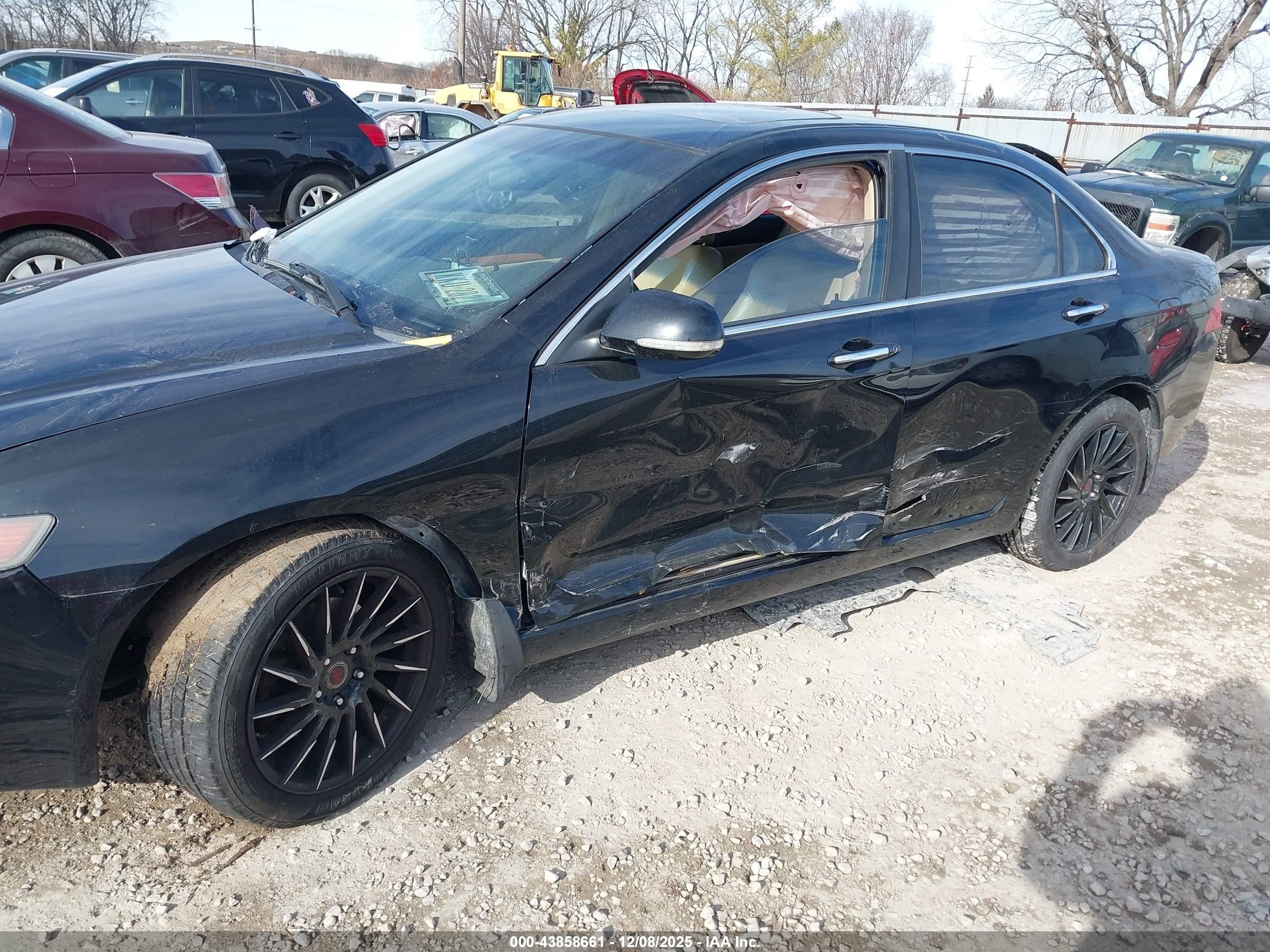 2005 Acura Tsx   Black vin: JH4CL96895C033900