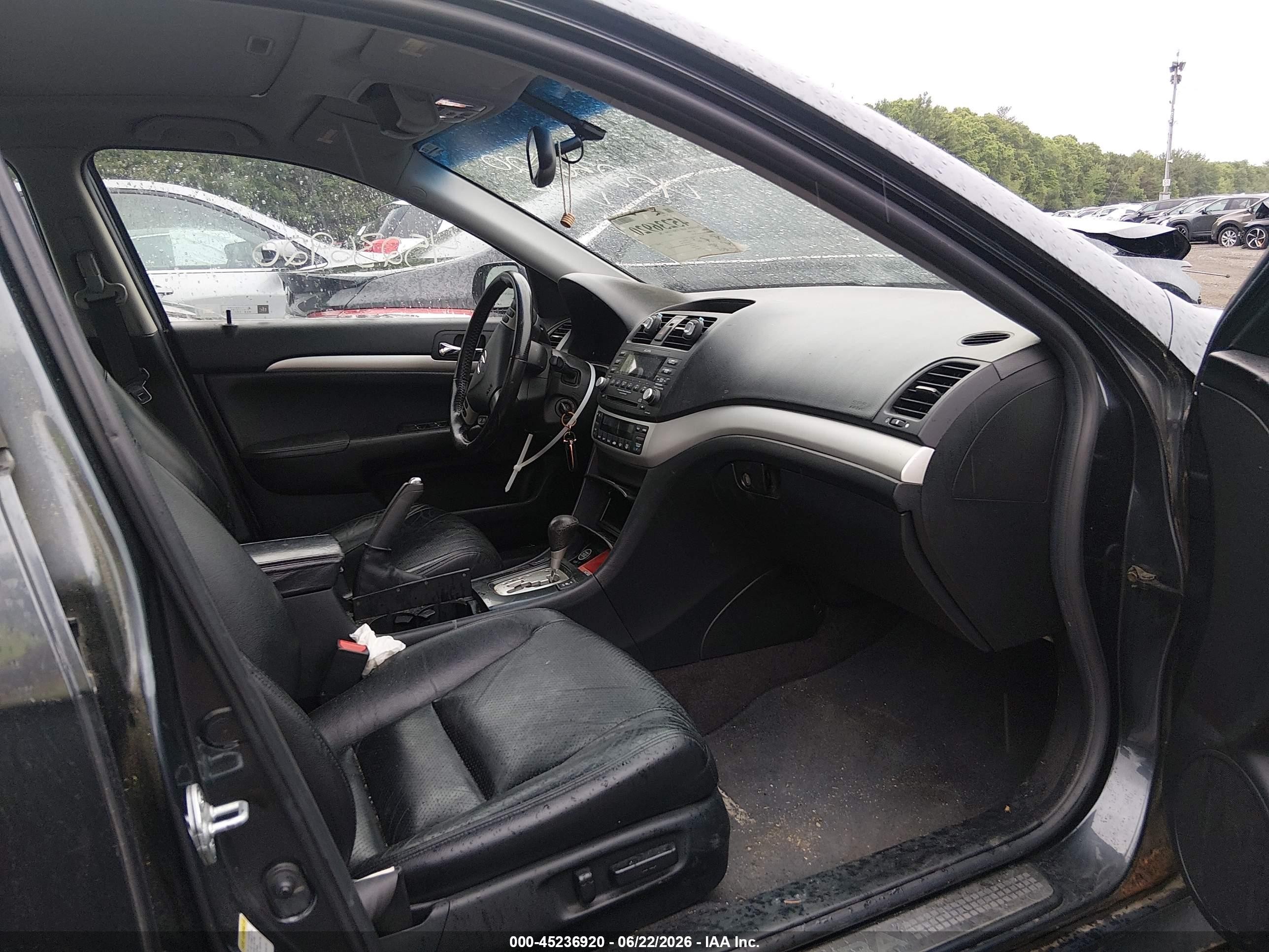 2006 Acura Tsx   Gray vin: JH4CL96896C005189
