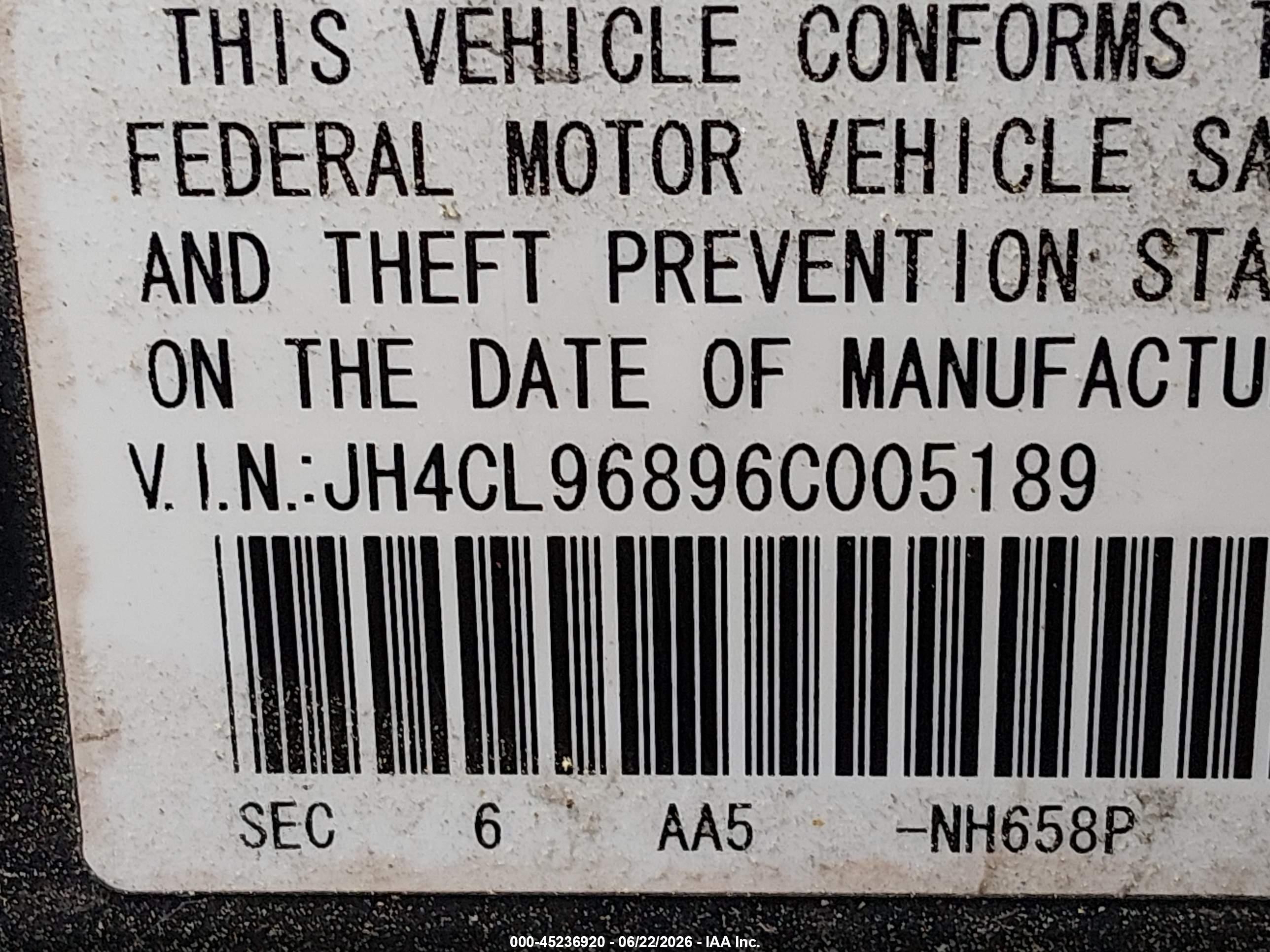 2006 Acura Tsx   Gray vin: JH4CL96896C005189