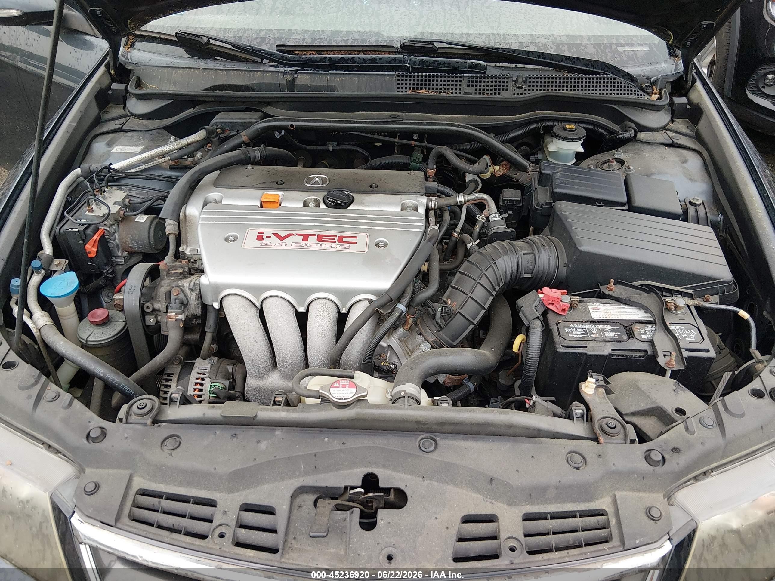 2006 Acura Tsx   Gray vin: JH4CL96896C005189