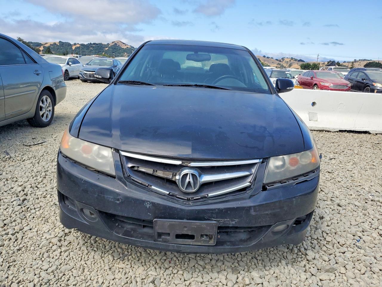 2006 Acura Tsx Black vin: JH4CL96896C010747