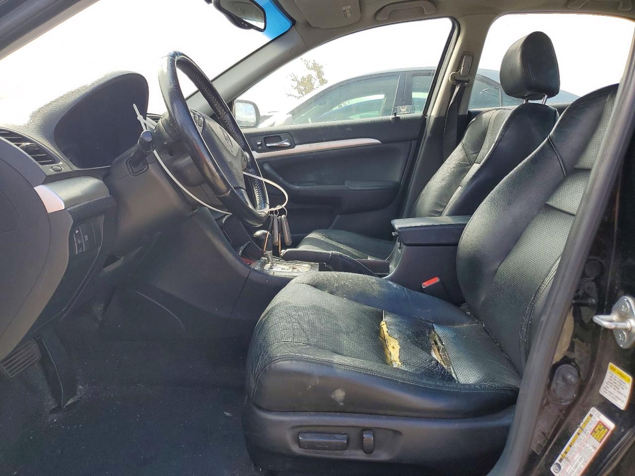 2006 Acura Tsx Black vin: JH4CL96896C010747