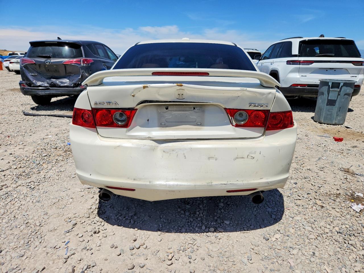 2006 Acura Tsx White vin: JH4CL96896C013325