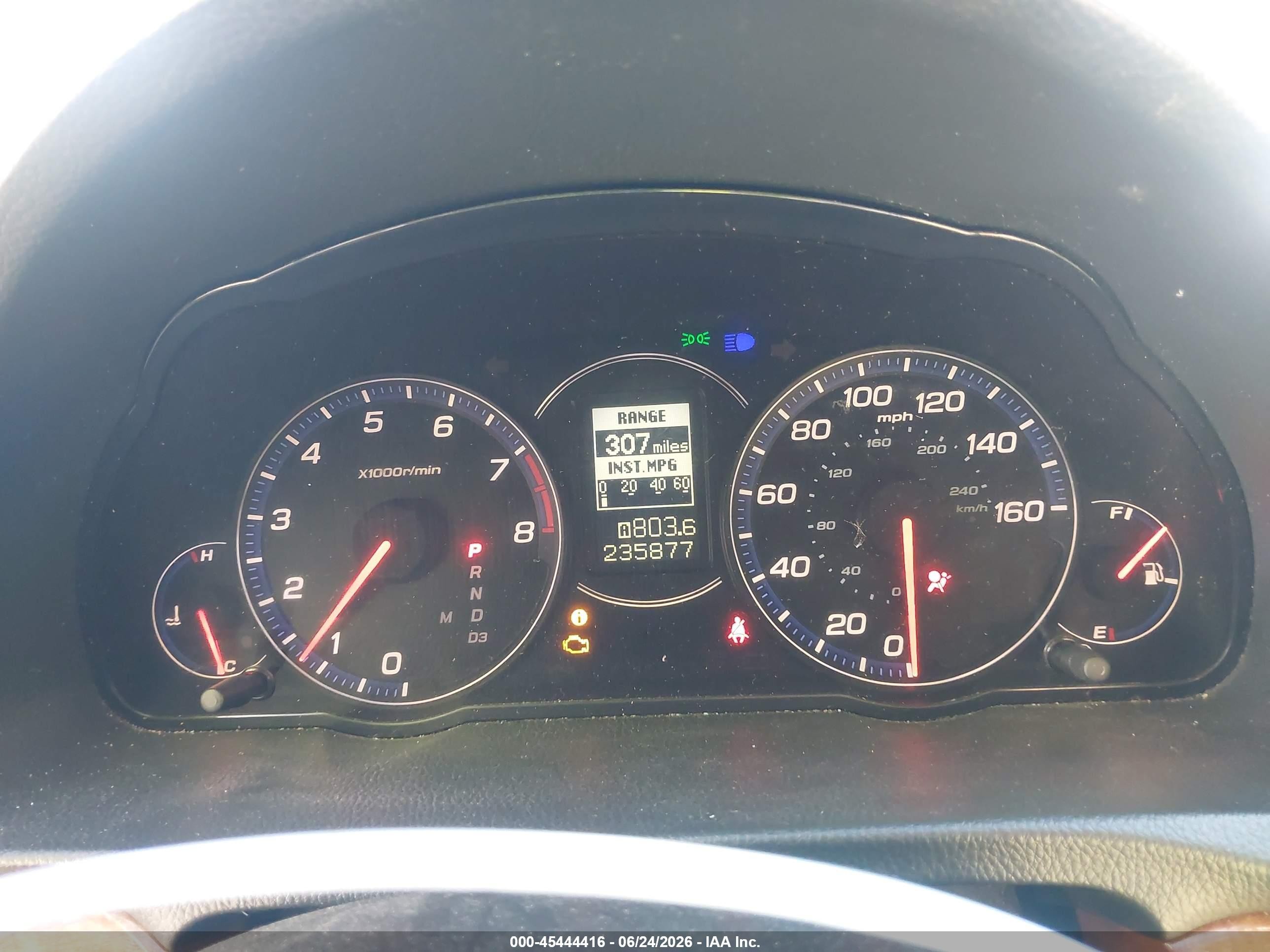 2006 Acura Tsx   Black vin: JH4CL96896C013437